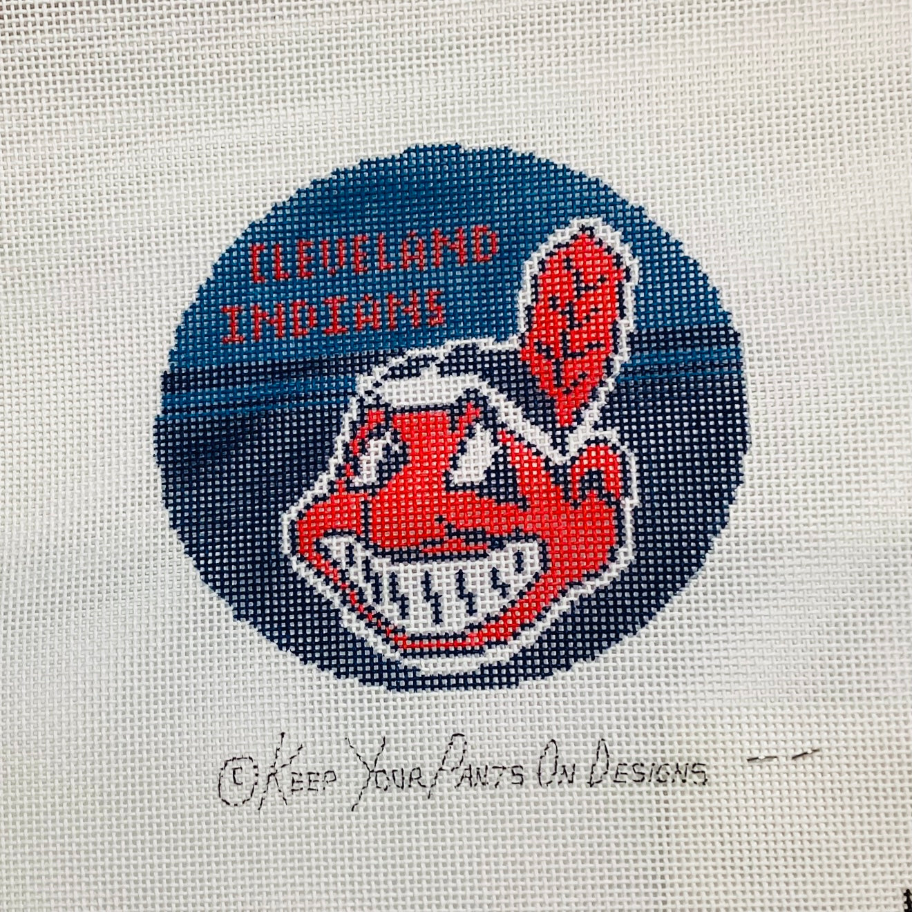 cleveland indians 18m 4" rnd