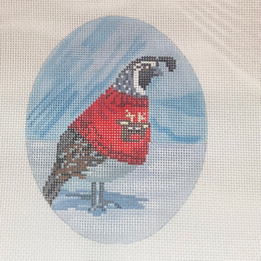 Christmas quail in sweater