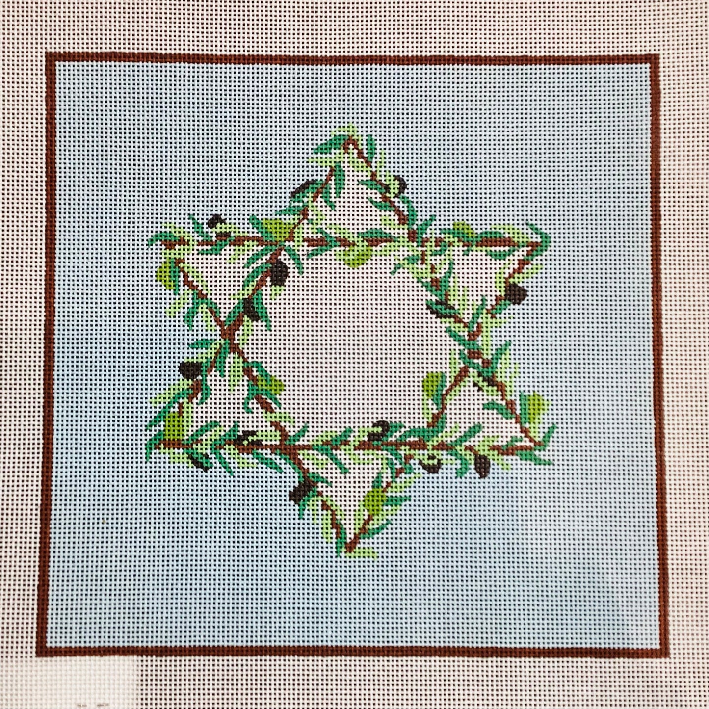 Star of David Olive Leaves
