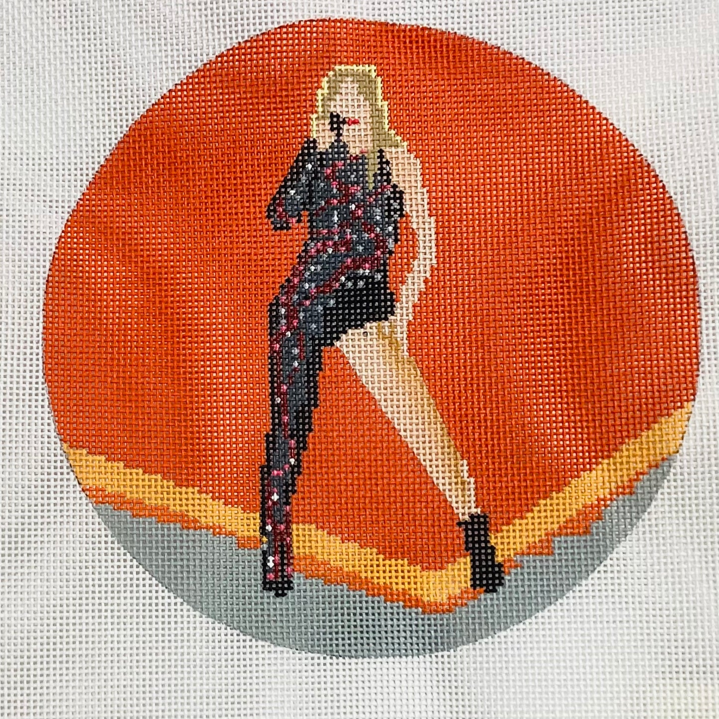 Taylor in Black w/ Red Snakes