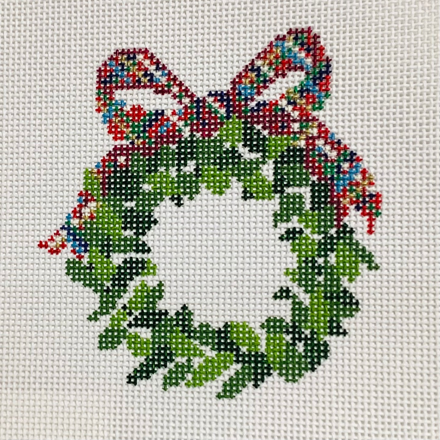 Plaid wreath