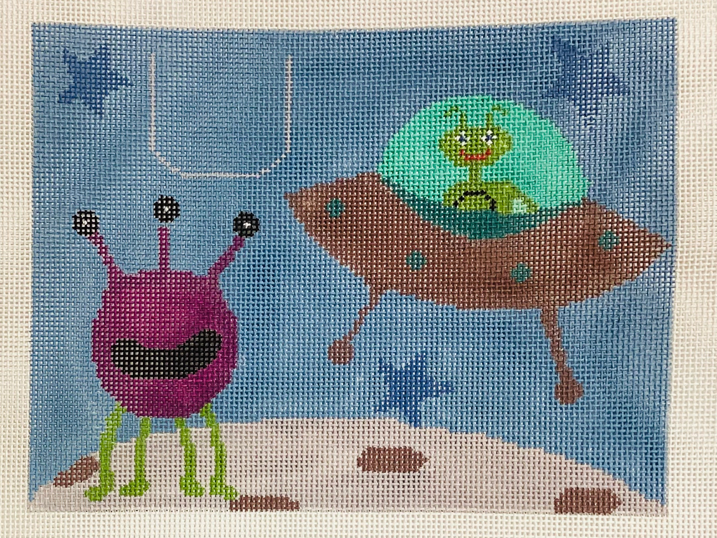 martian & monster tooth fairy pillow