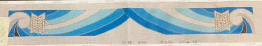 blue spiral band