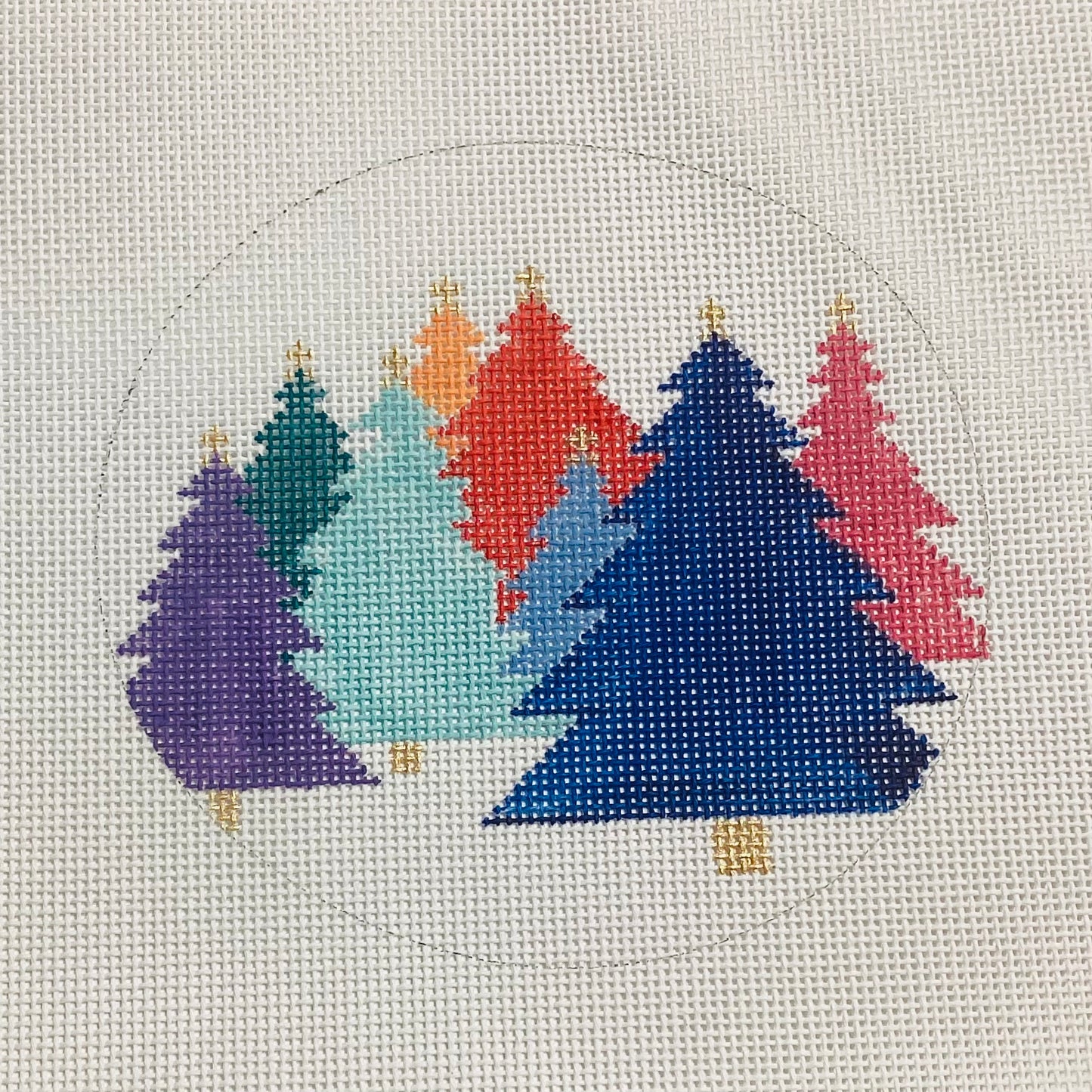colorful trees