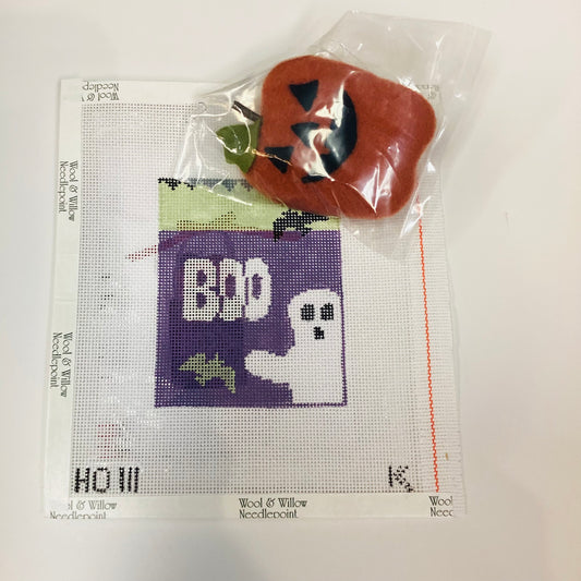 Boo Ghost Treat Bag w/ Pumpkin