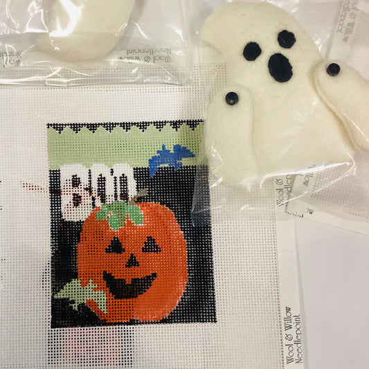 Boo Pumpkin Treat Bag w/ Ghost