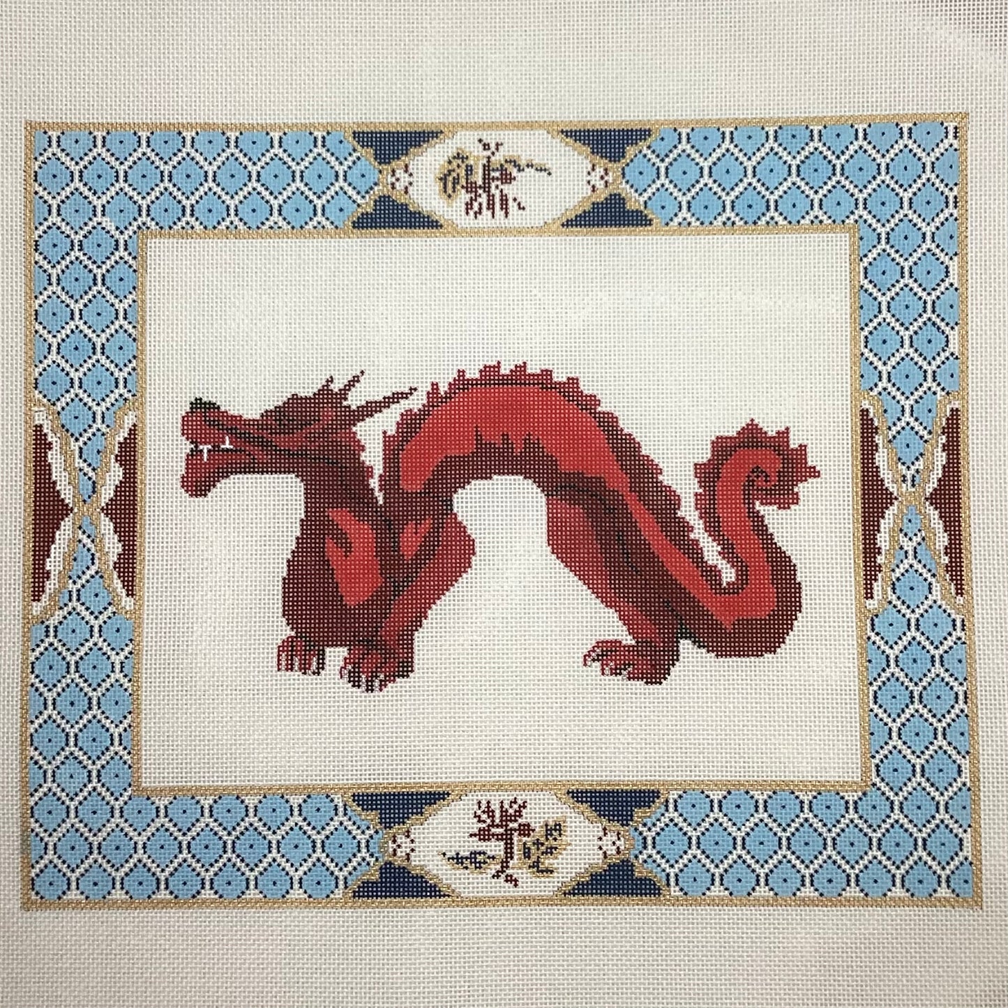 Fish Scale Red Dragon