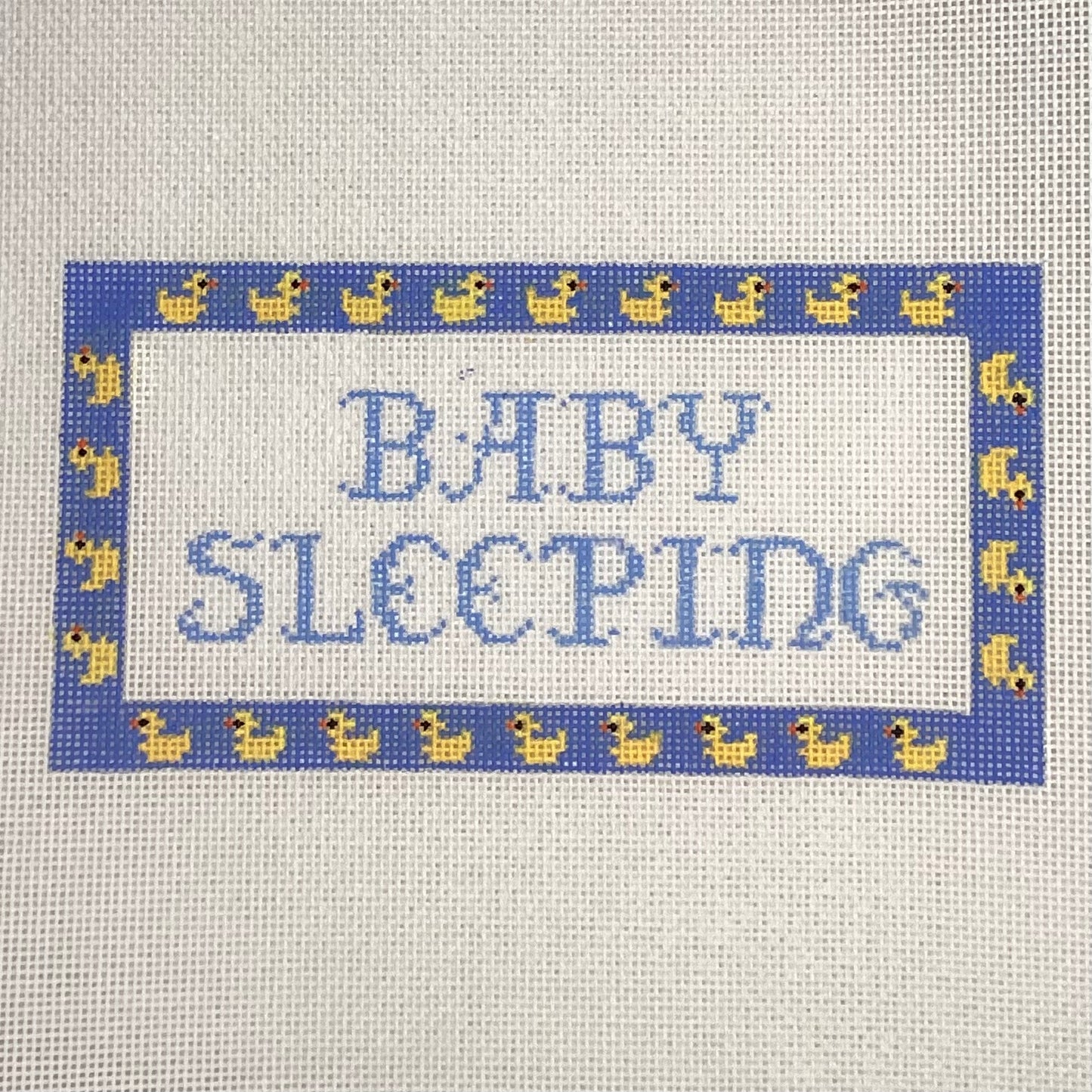 Baby Sleeping Duck Border