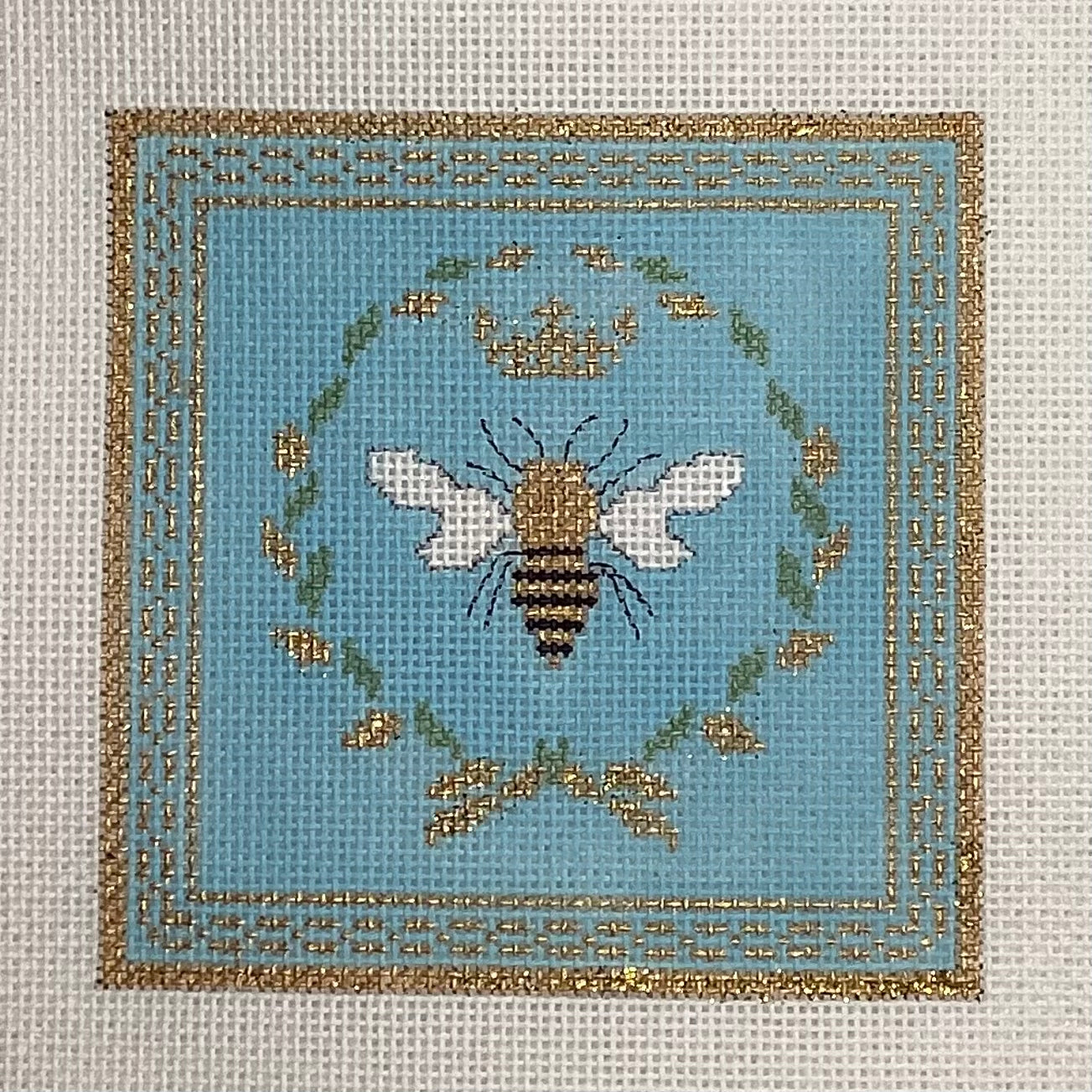 Bee on Turquoise