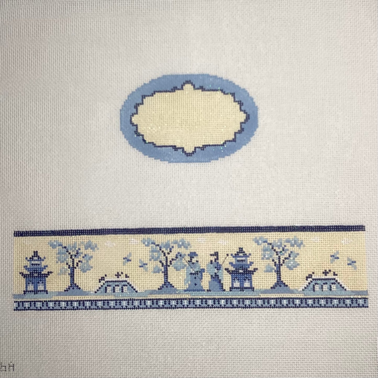 Blue & White Limoges Box