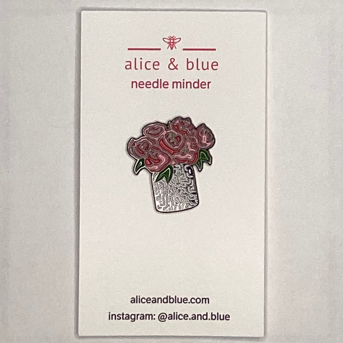 Pink Peonies Needleminder