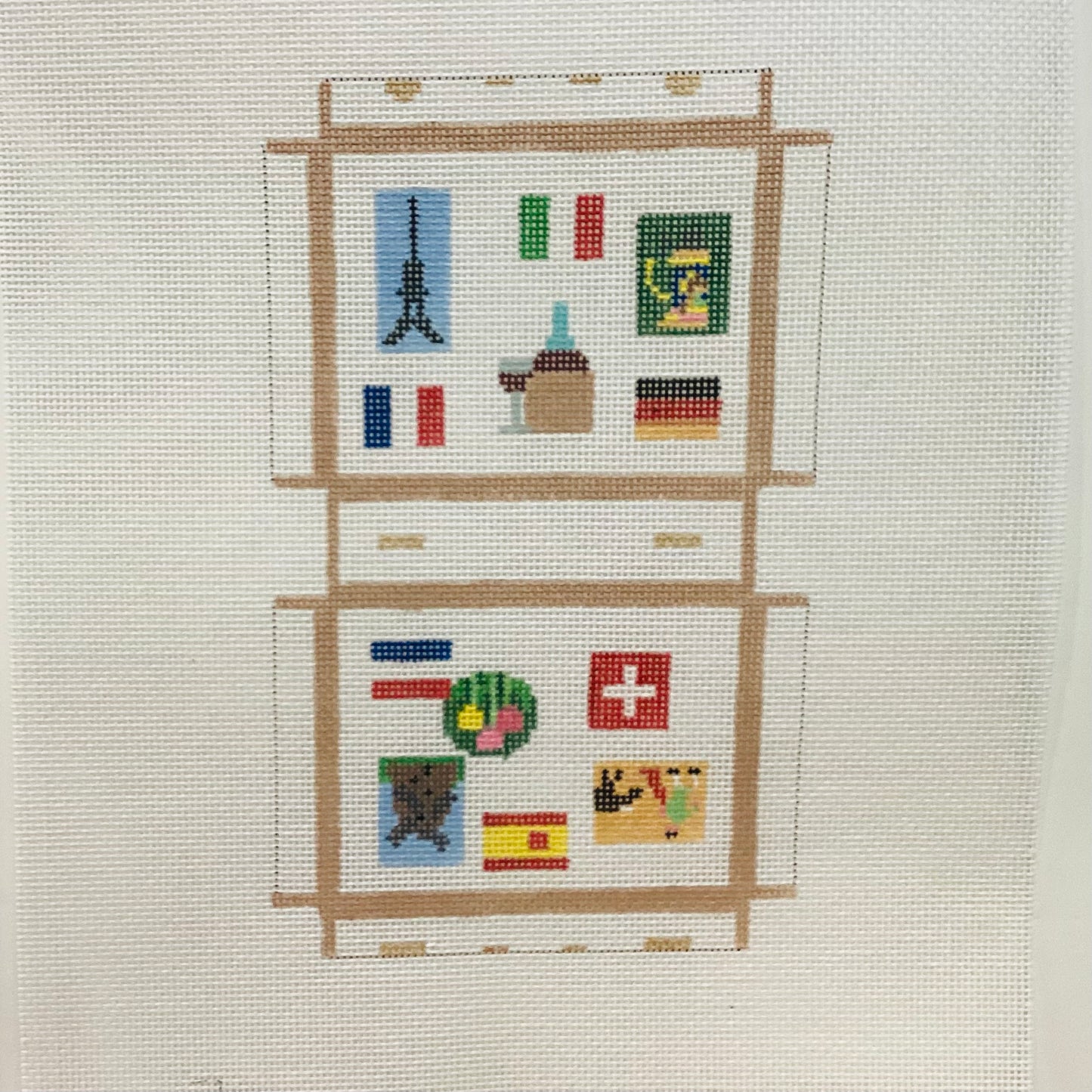 Travel Case Europe Ornament