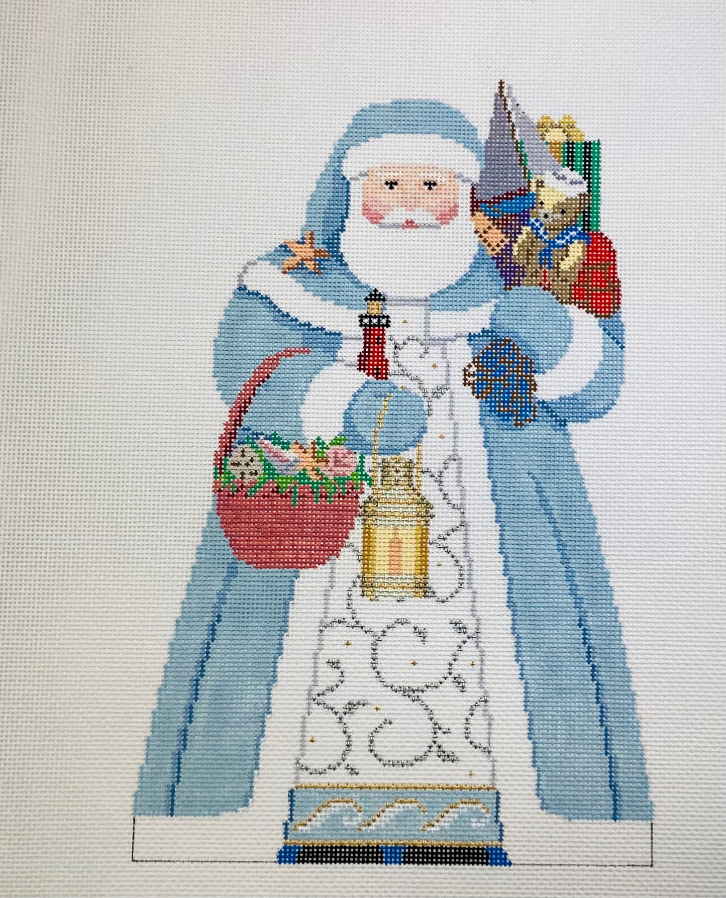 Nautical Santa Tree Topper