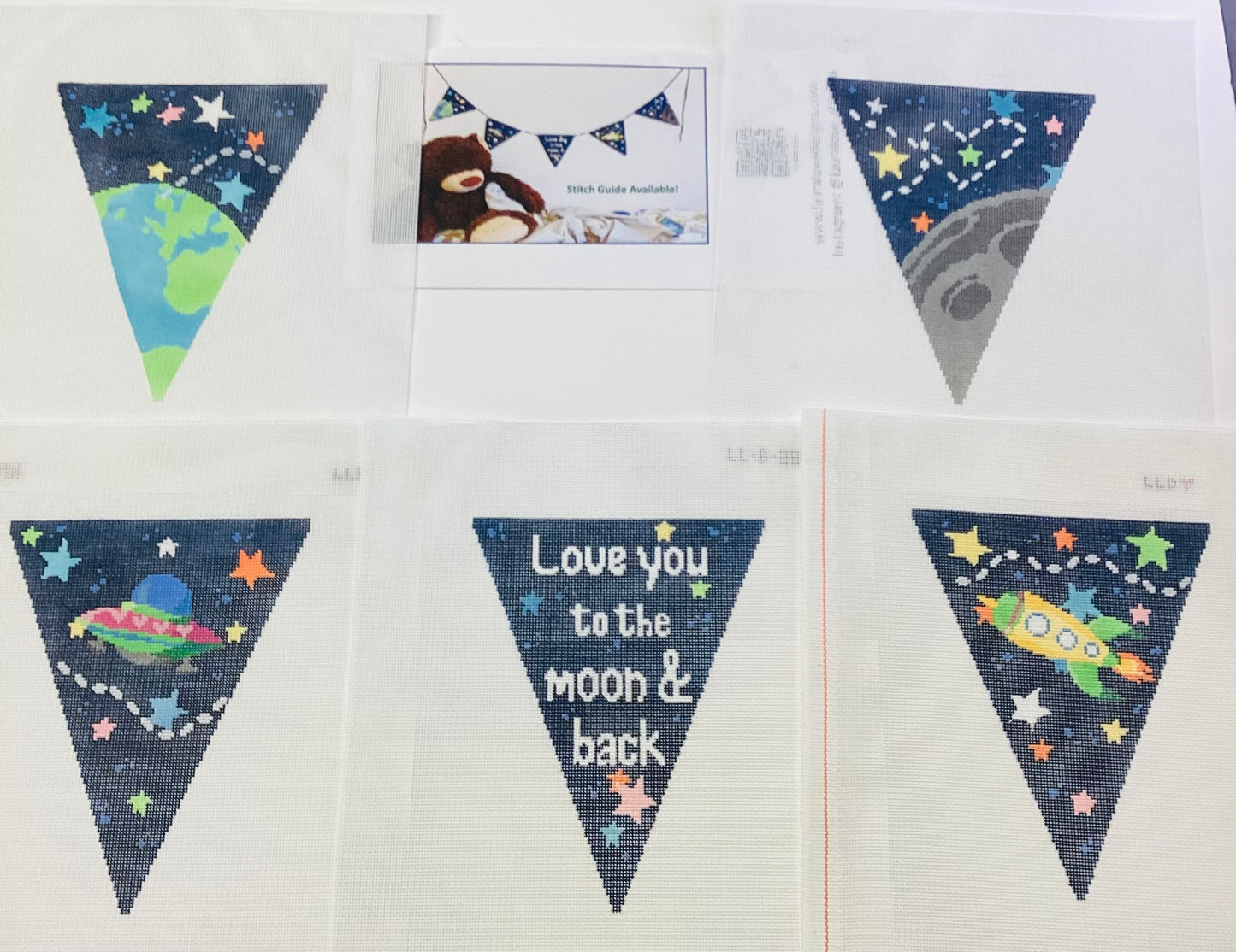 Moon and Back Garland