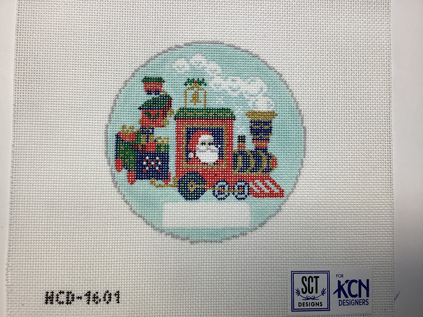 Monogramable Santa Train Ornament
