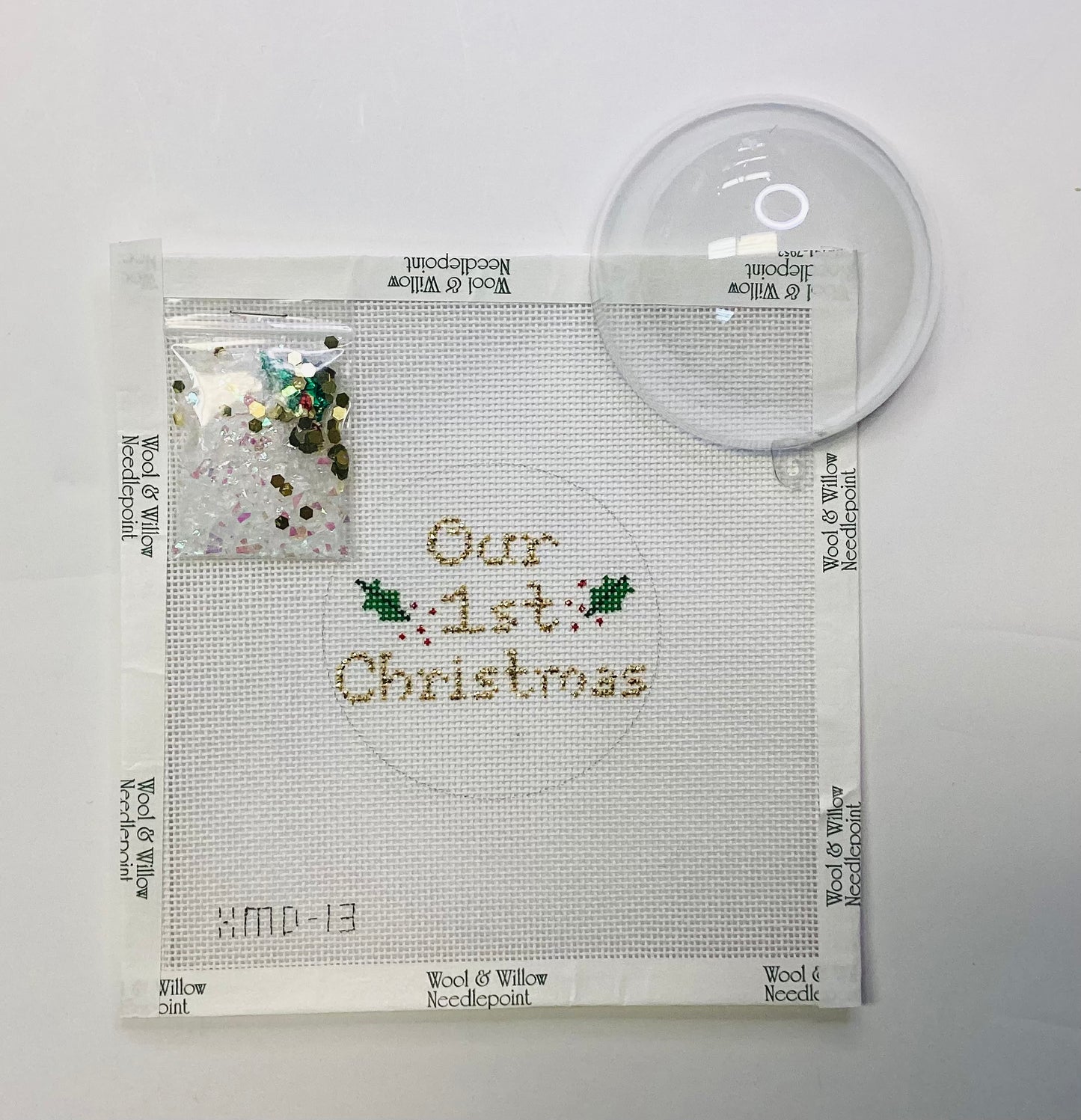 Our 1st Christmas ClearDome/Confetti