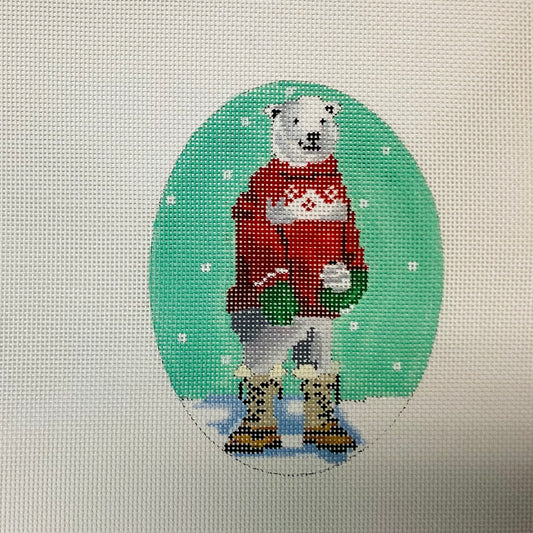 Polar Bear with Red Sweater