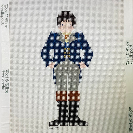 Mr Darcy with stitch guide