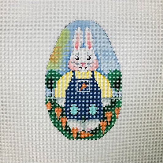 Bunny in Carrot Patch