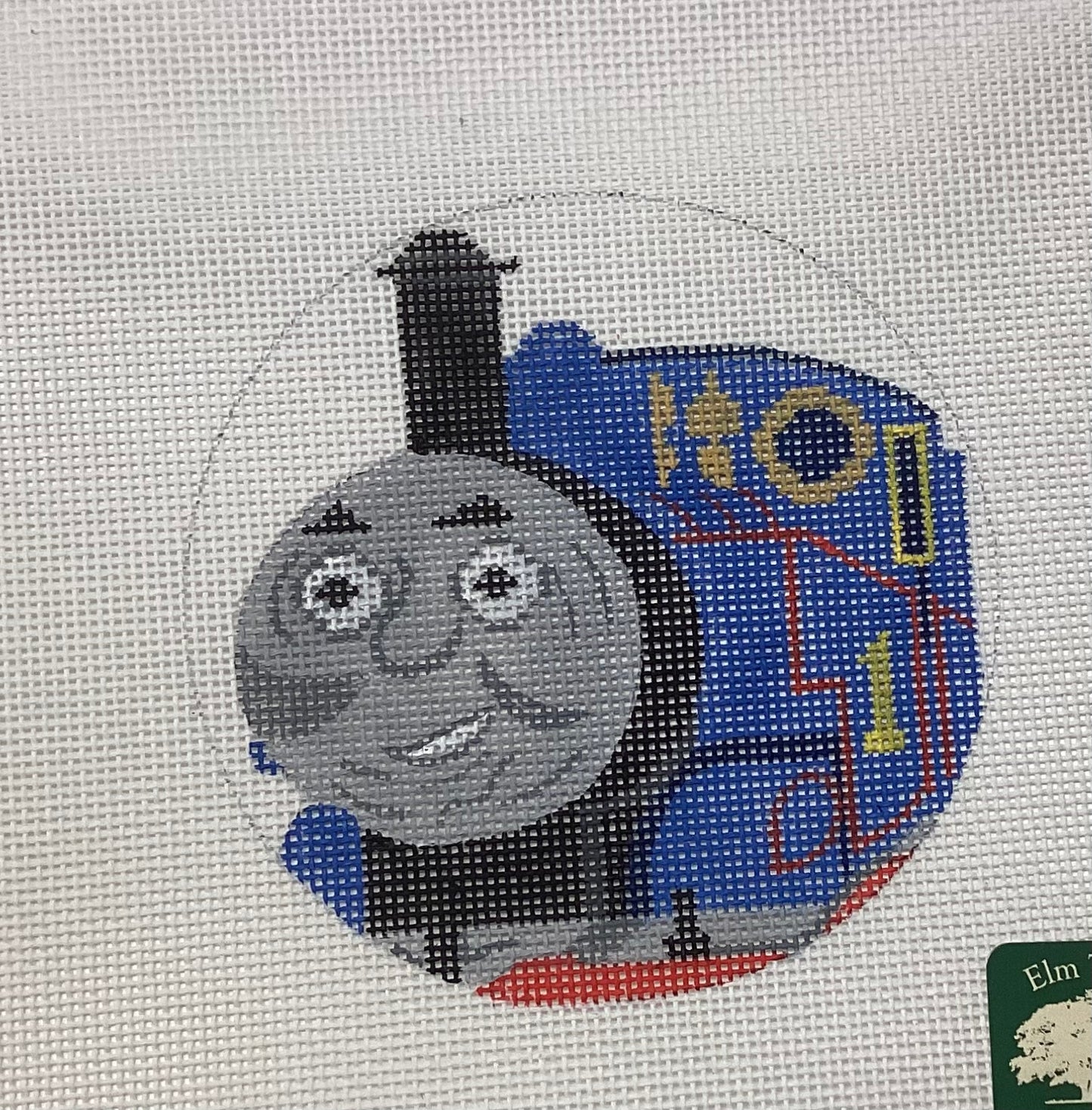 Thomas the Train Needlepoint Canvas