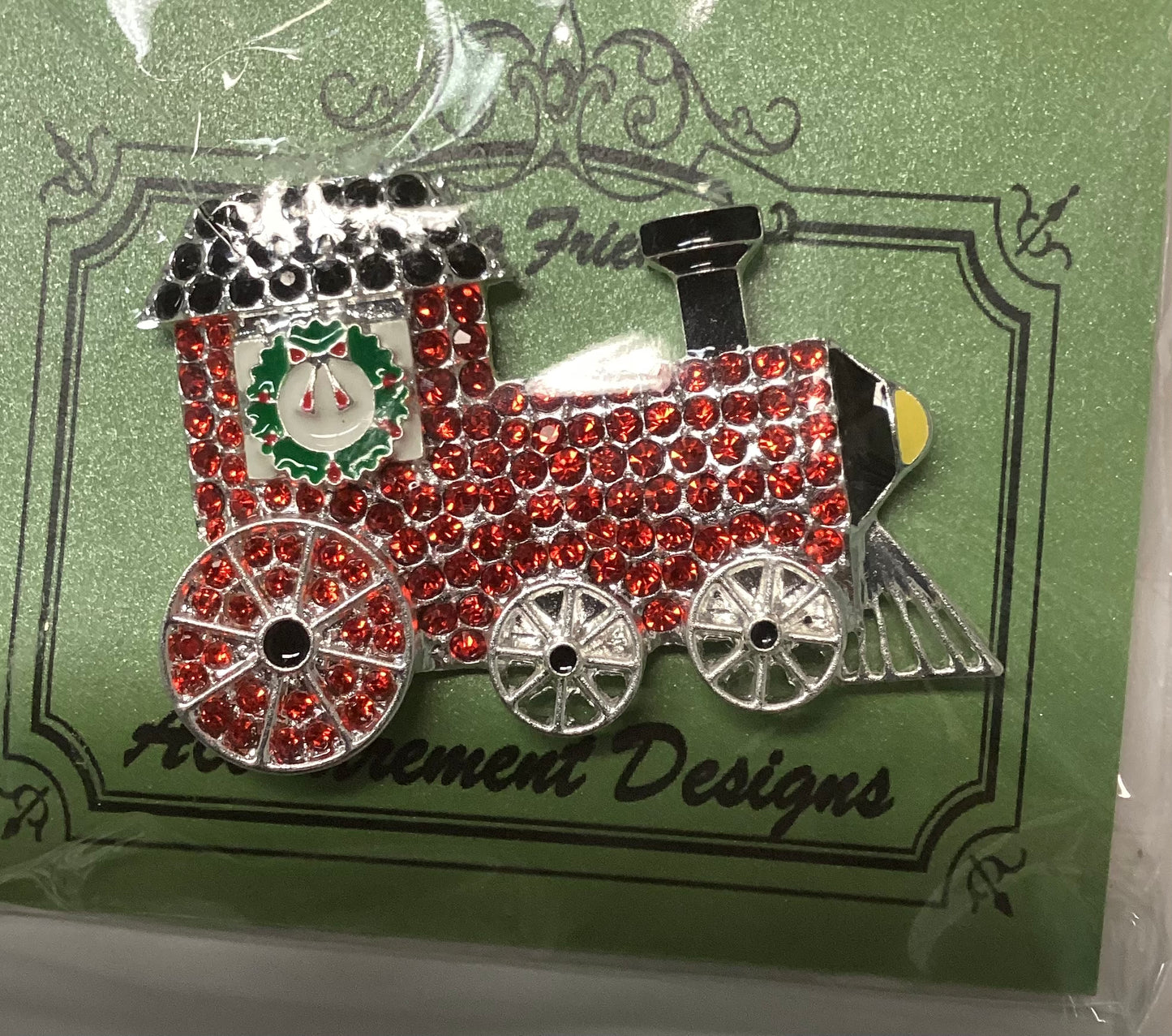 train magnet - yellow