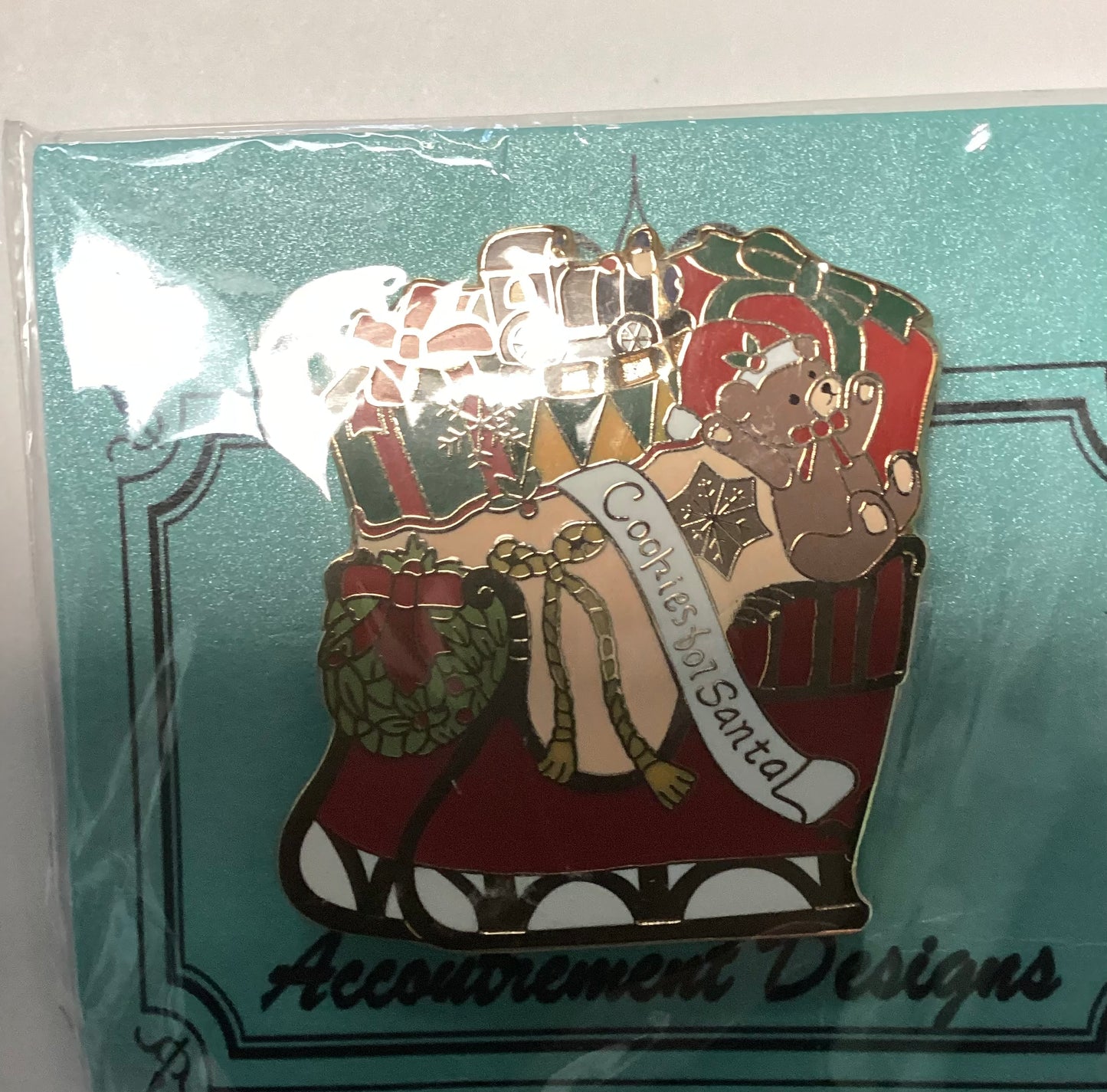 Cookies for Santa Needleminder - blue