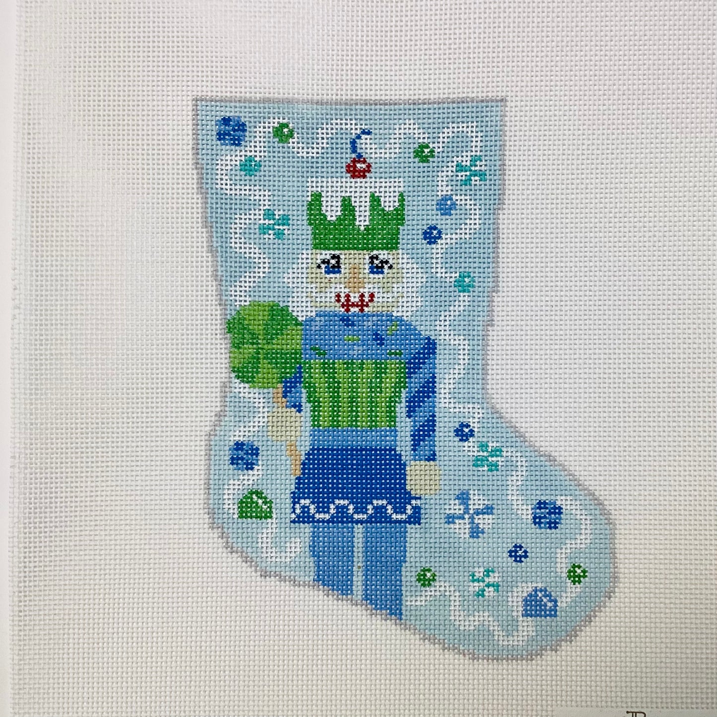 Sugar Sweet Blue Nutcracker Ornament