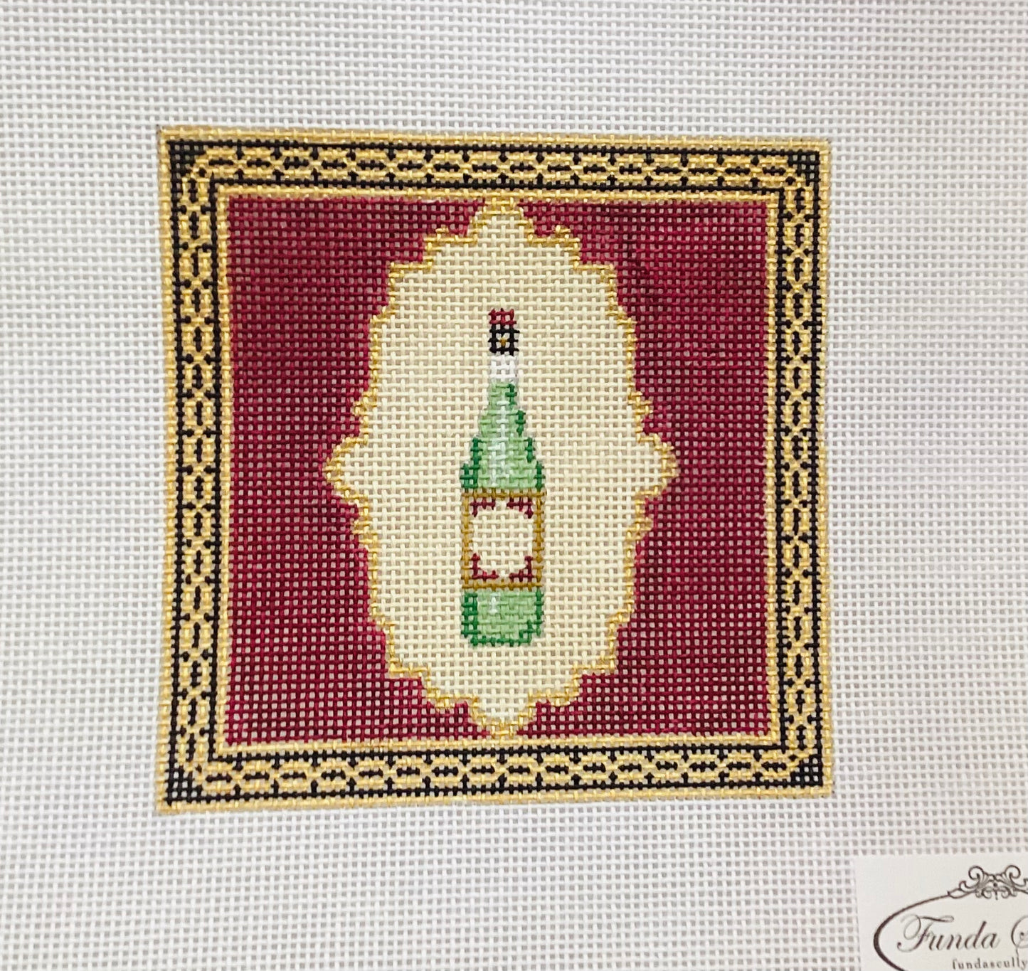 Wine Coaster - Oval Tag