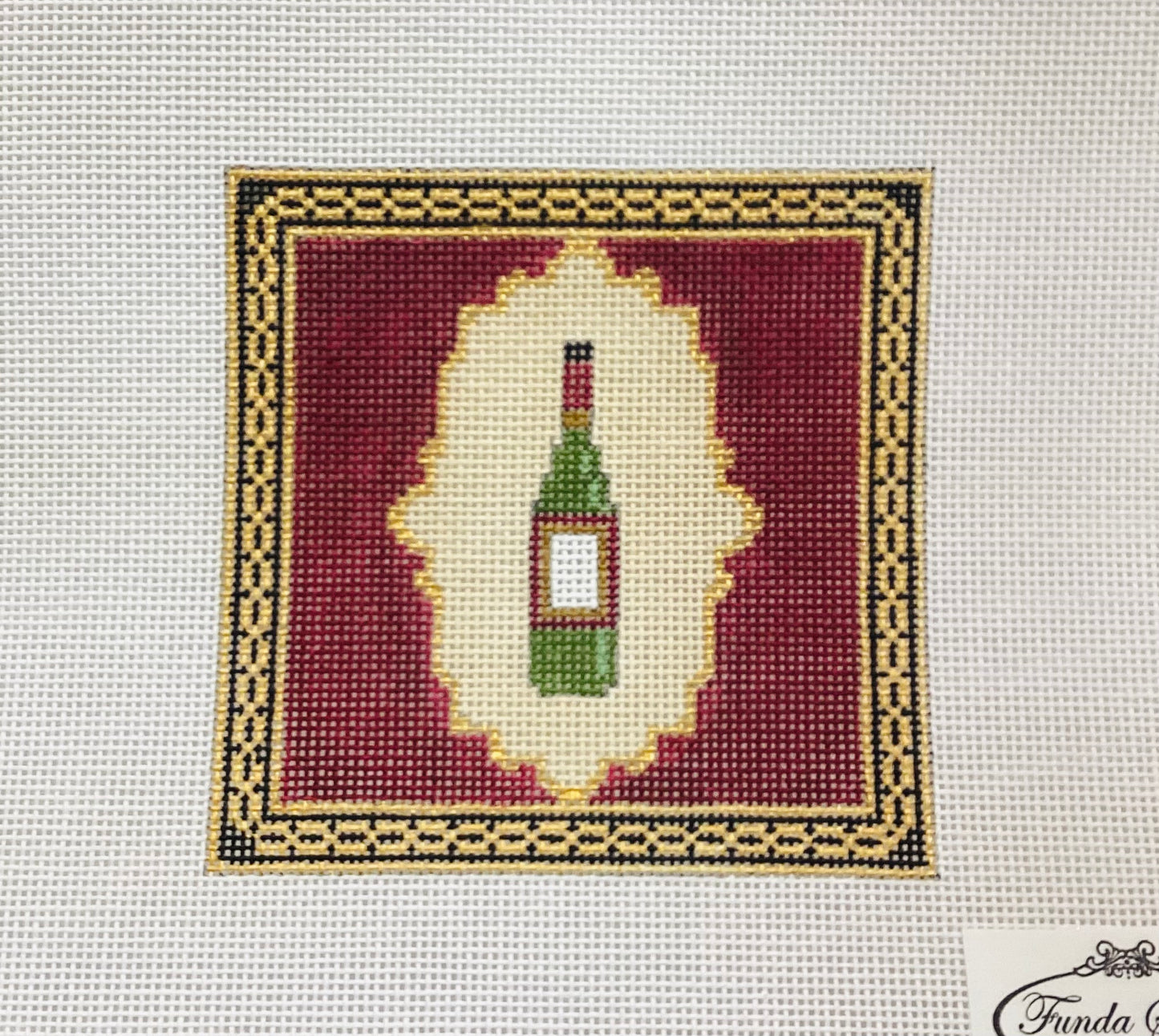 Wine Coaster - Rectangle Tag