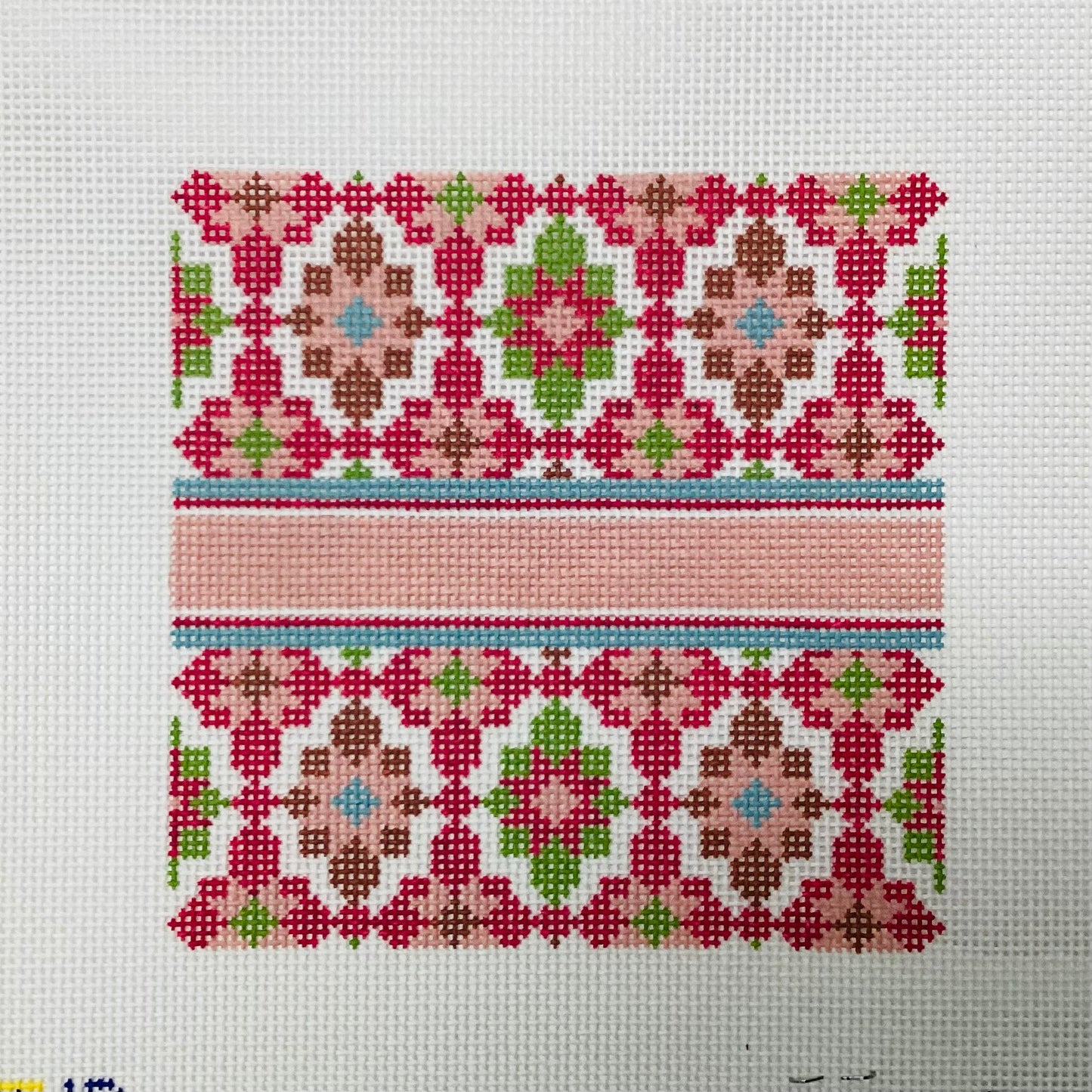 Portuguese Tiles - Magenta Large 5" Canvas