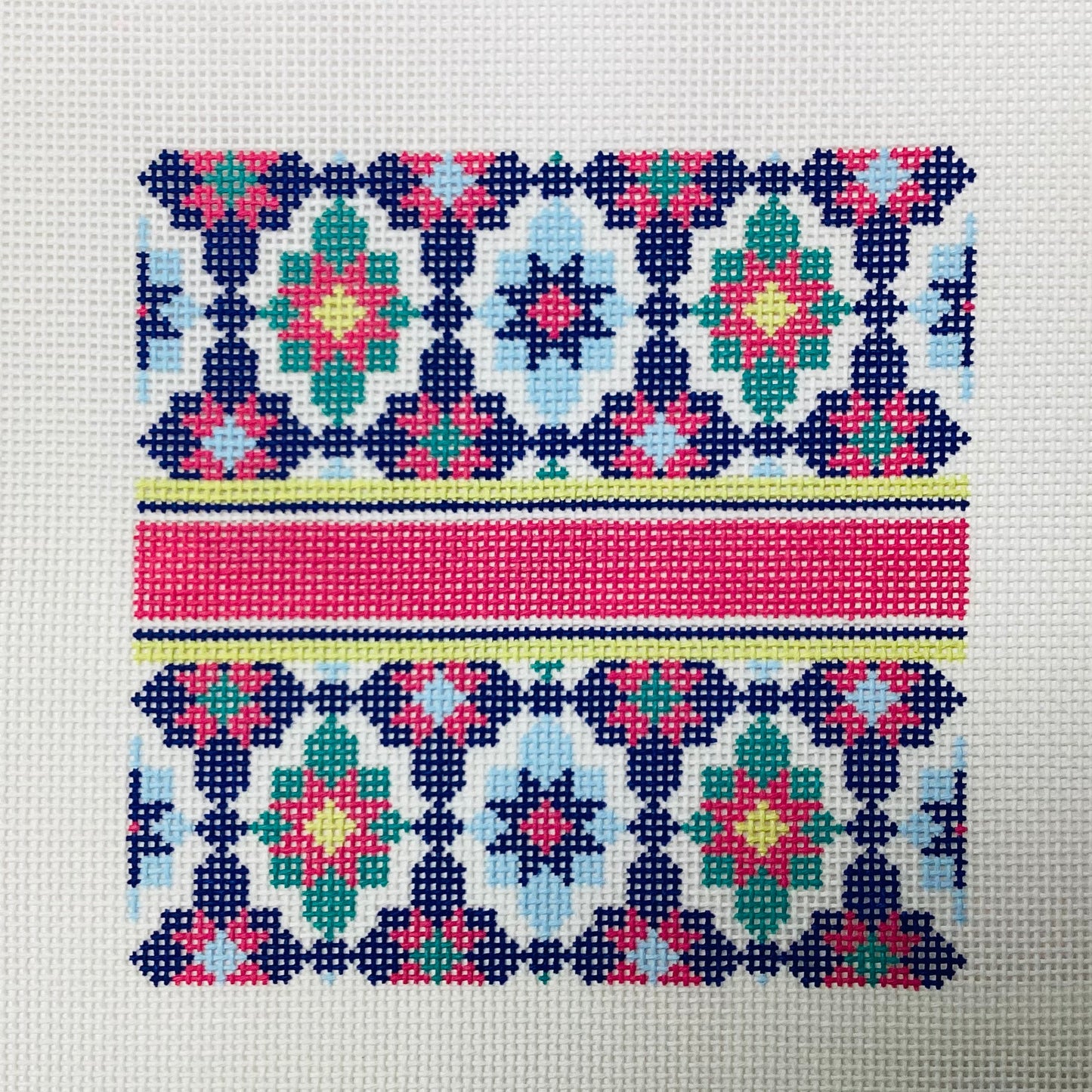 Portuguese Tiles - Summer Needlepoint.