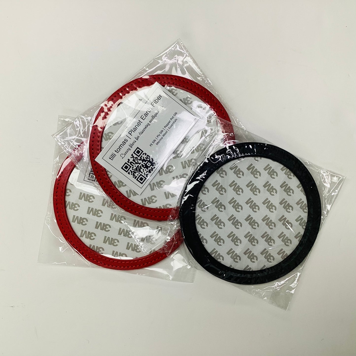 Self Finishing Round Leather Coaster