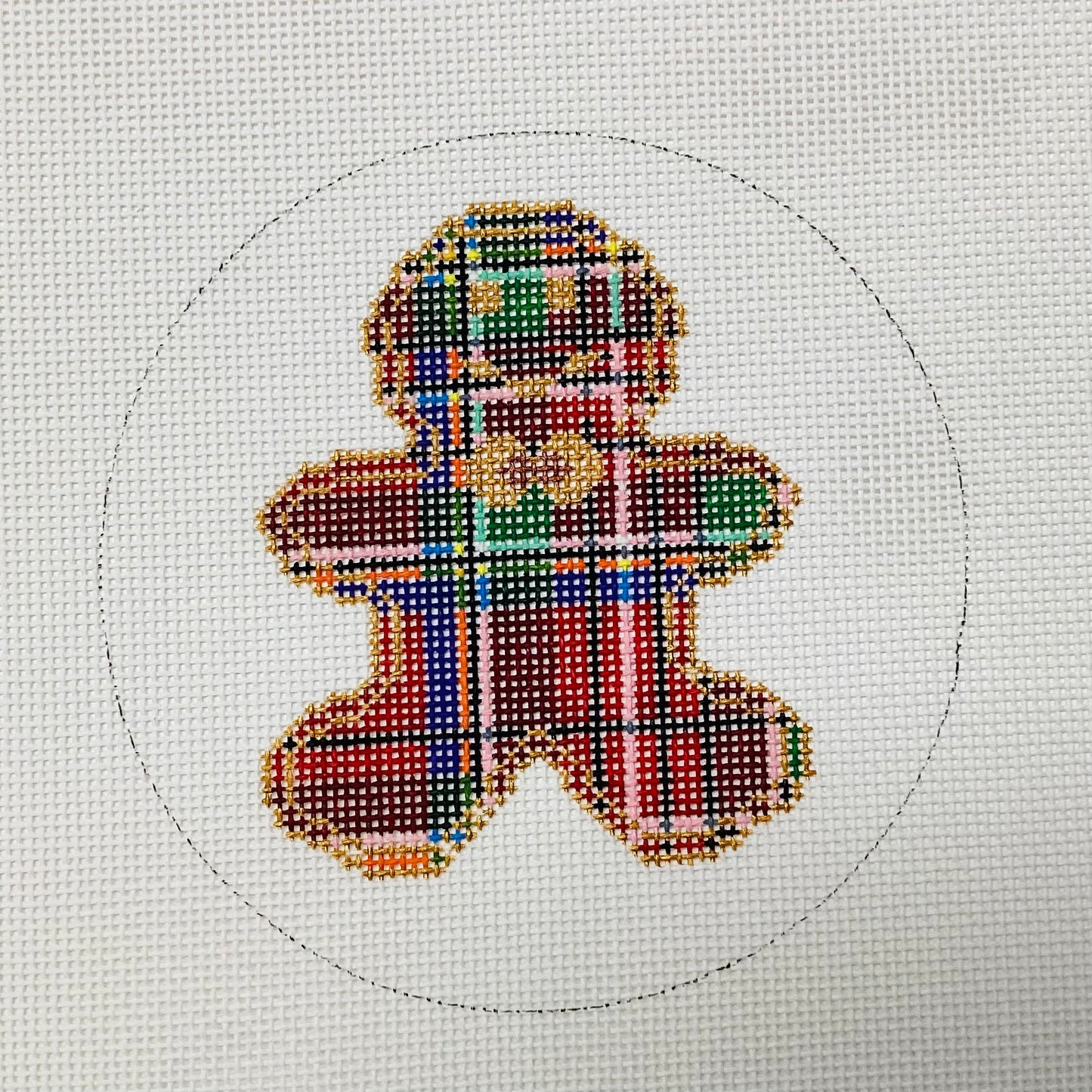 Plaid Gingerbread Man