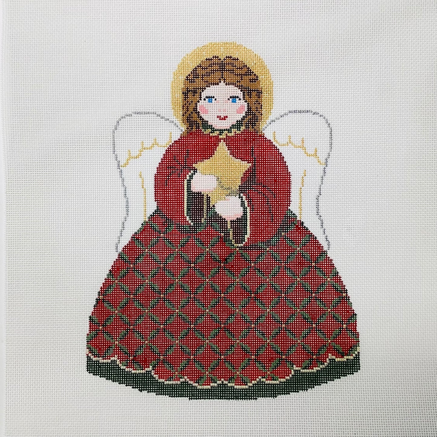 Red Star Angel Tree Topper