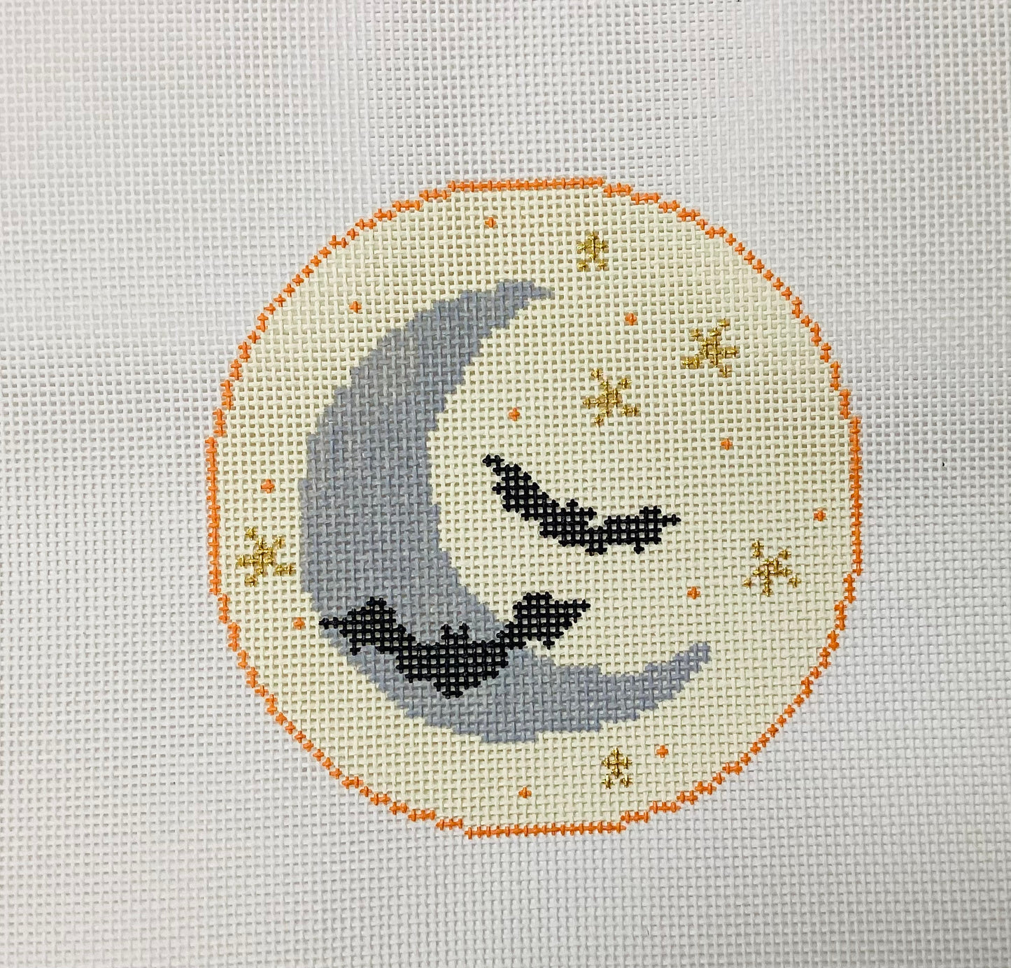 Crescent Moon and Bats