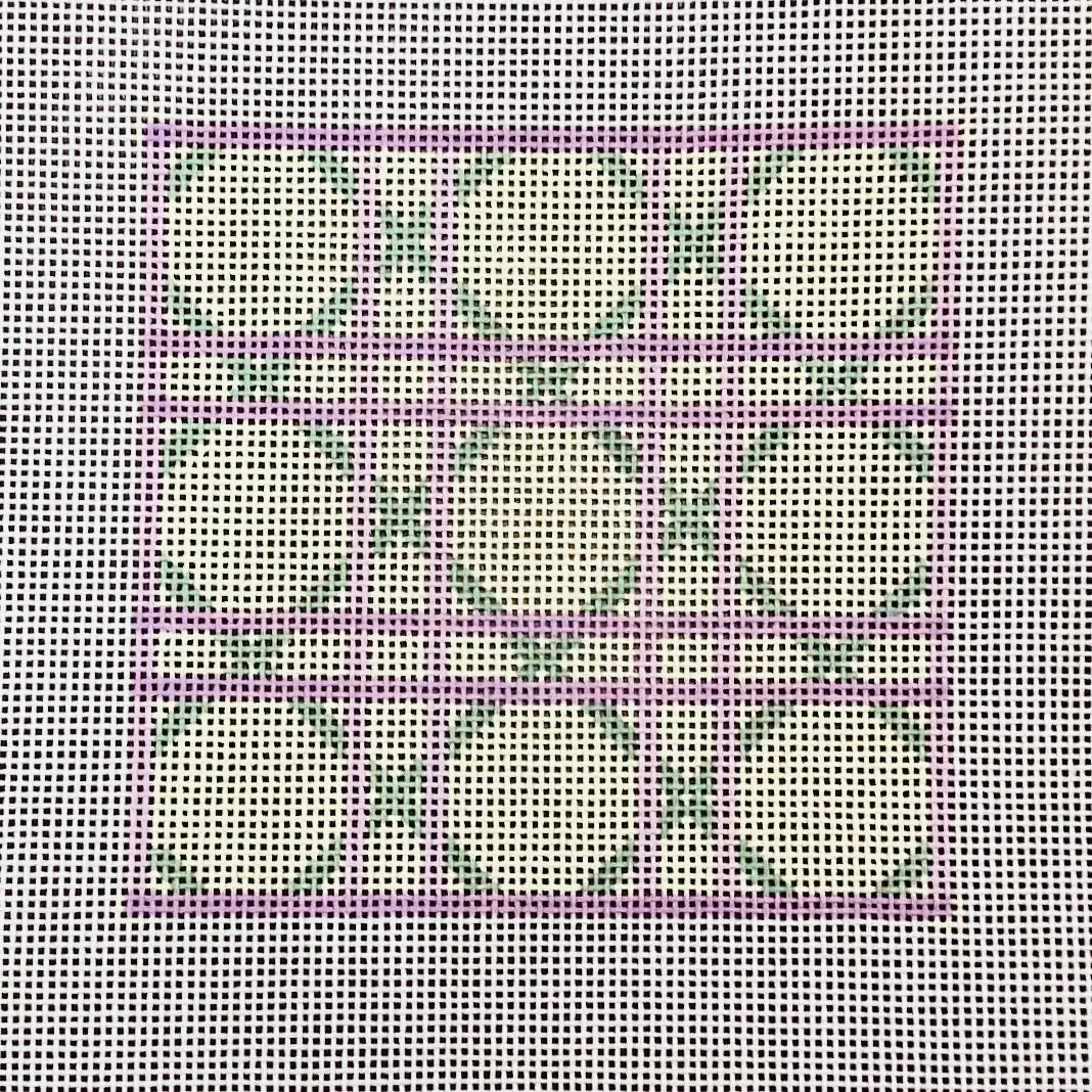 Lavender Cane Coaster