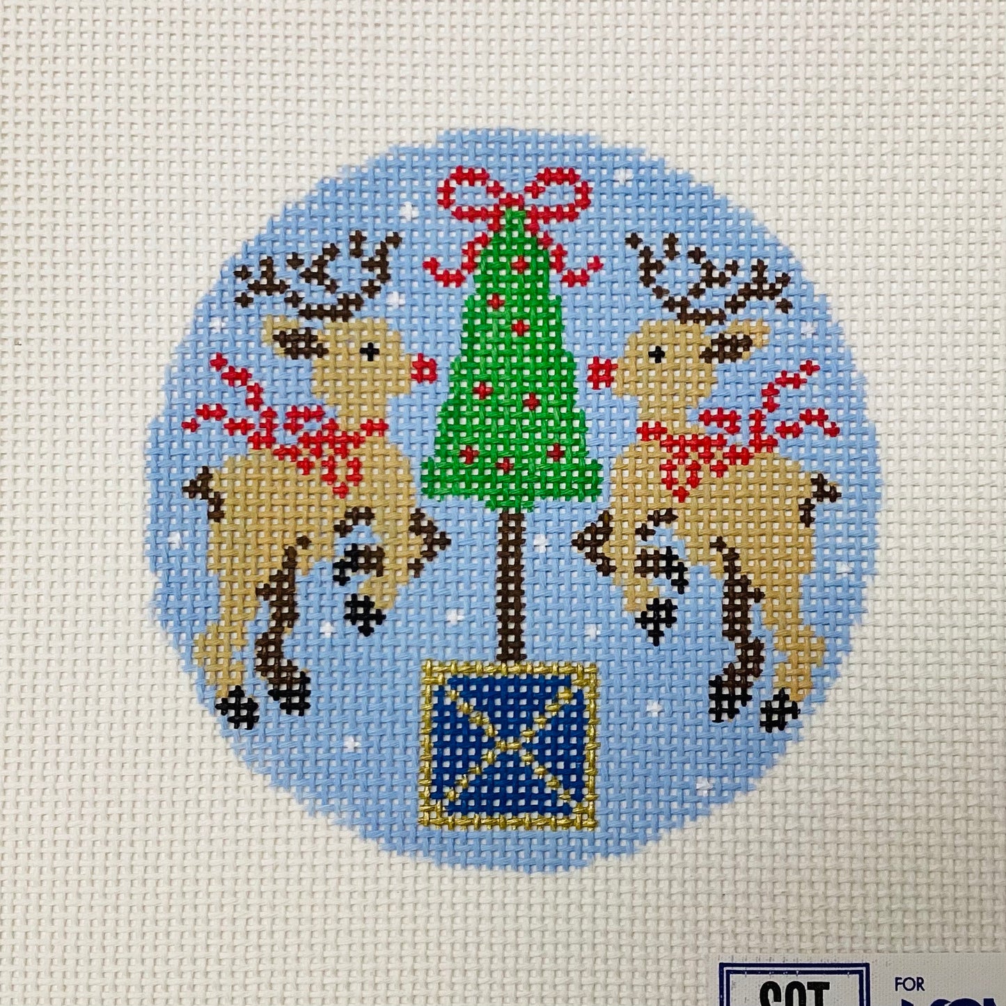 Rudolph Topiary Blue