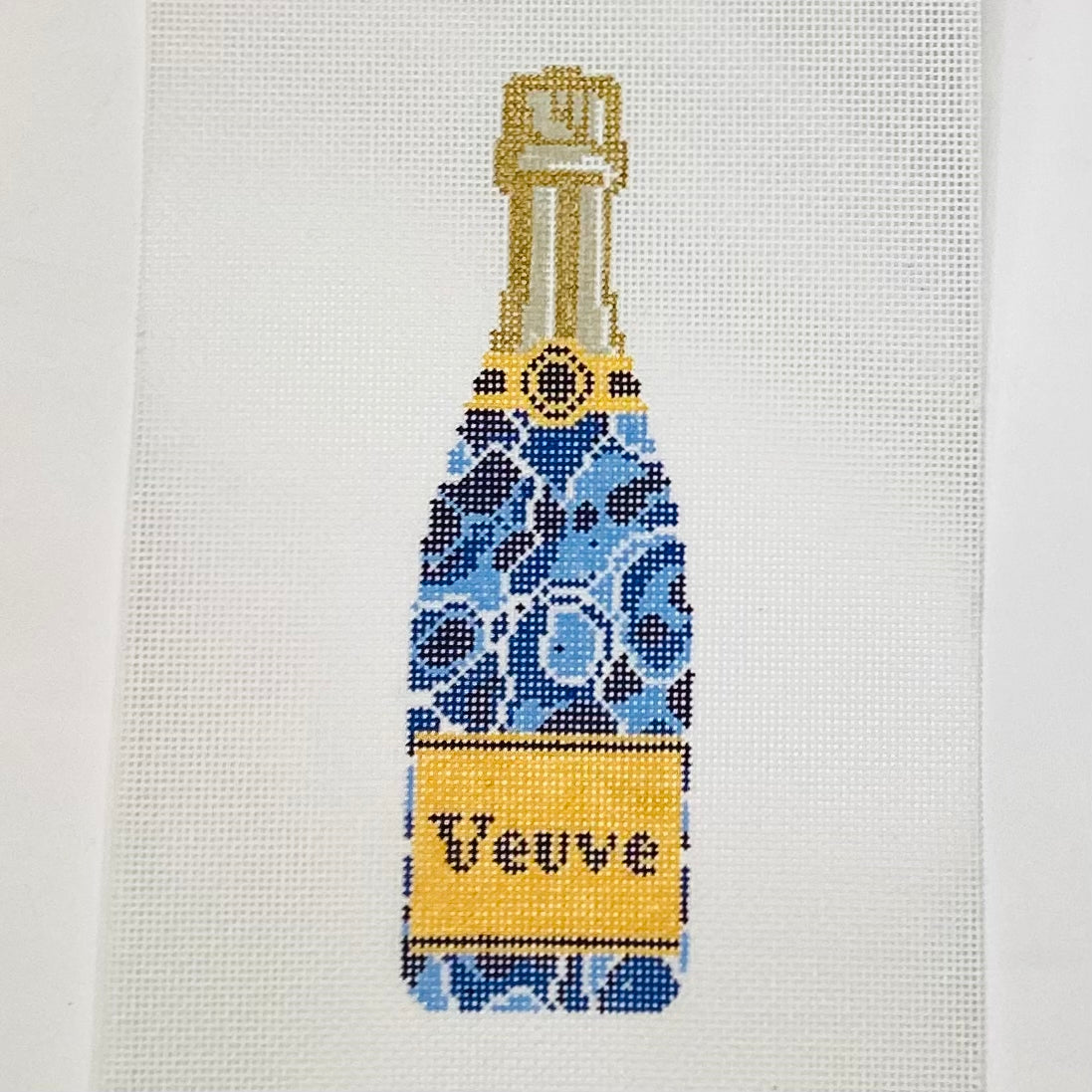Veuve bottle-Blue Marble