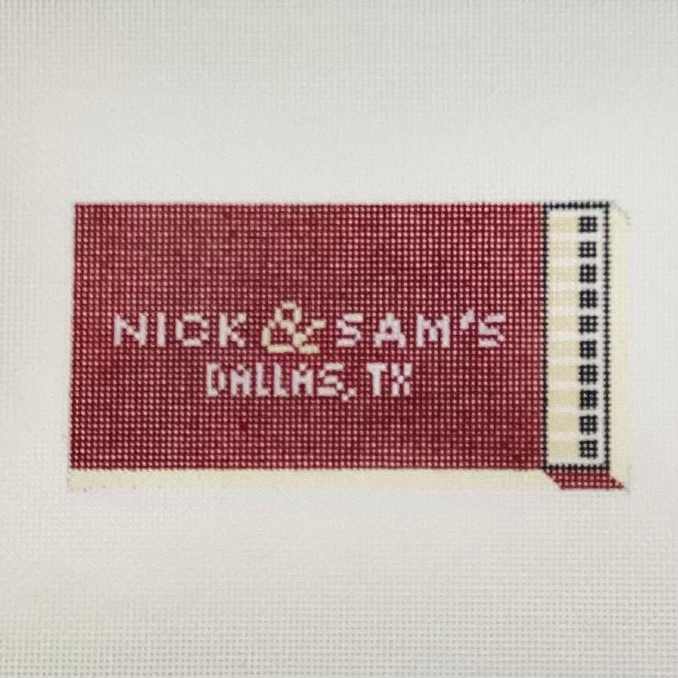 Nick and Sam's Dallas Matchbook