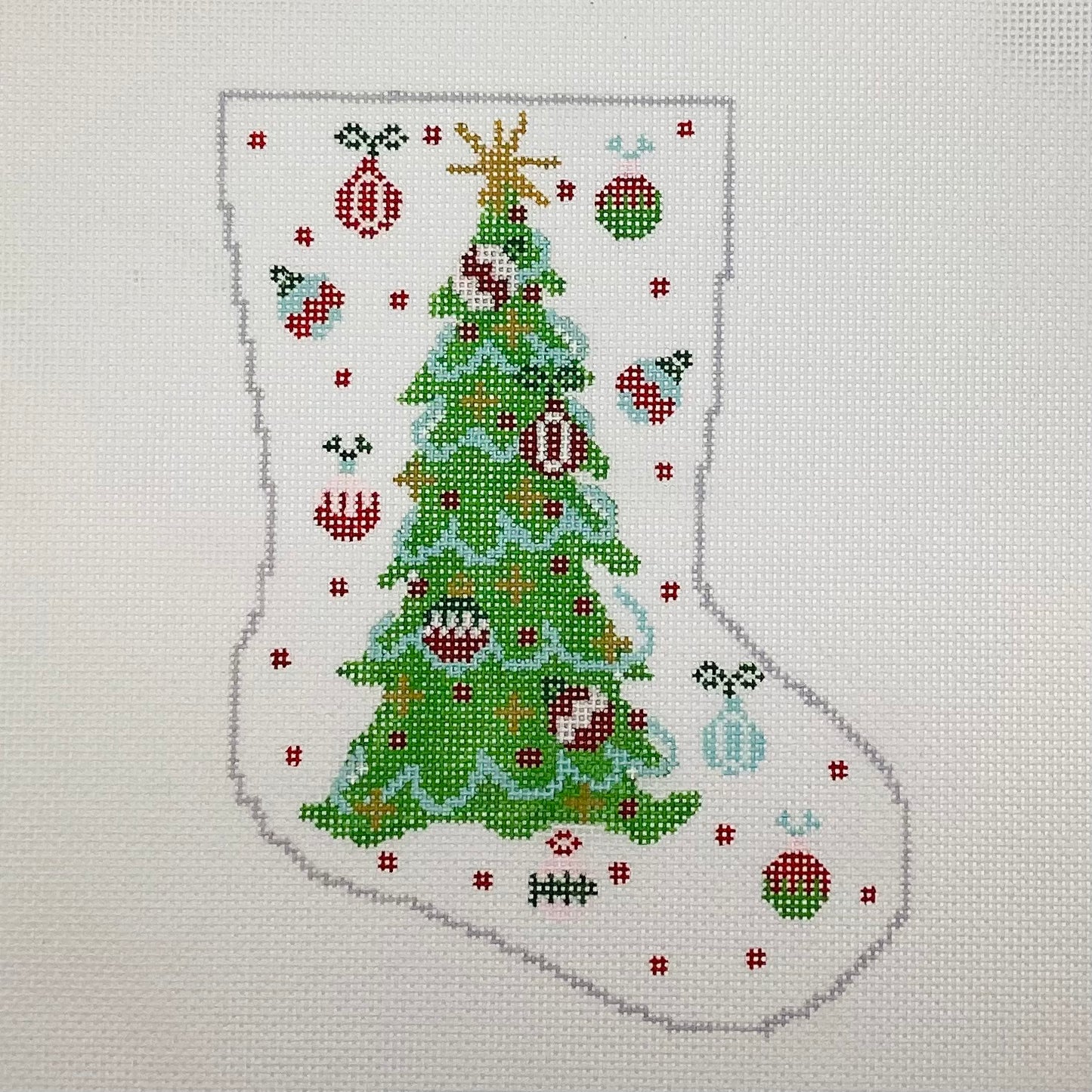 Rocking Around the Christmas Tree Bauble Stocking