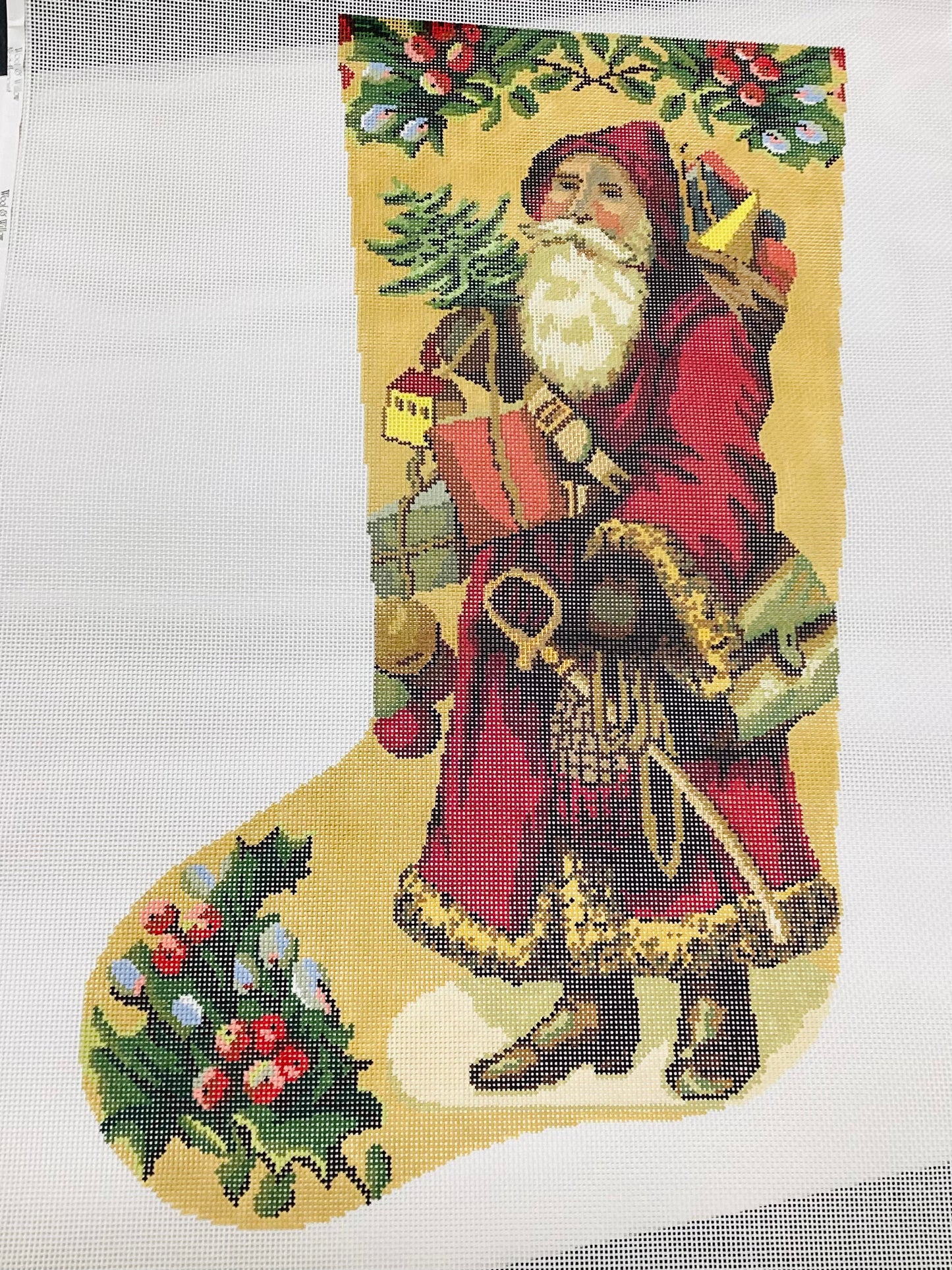 Vintage Santa - Gold