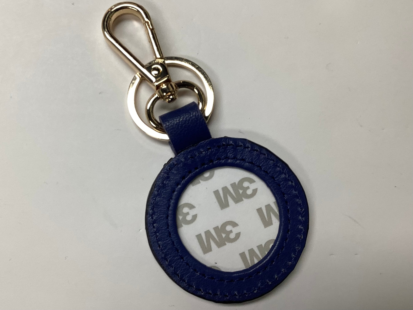 Leather Key Fob with Union Jack and insert