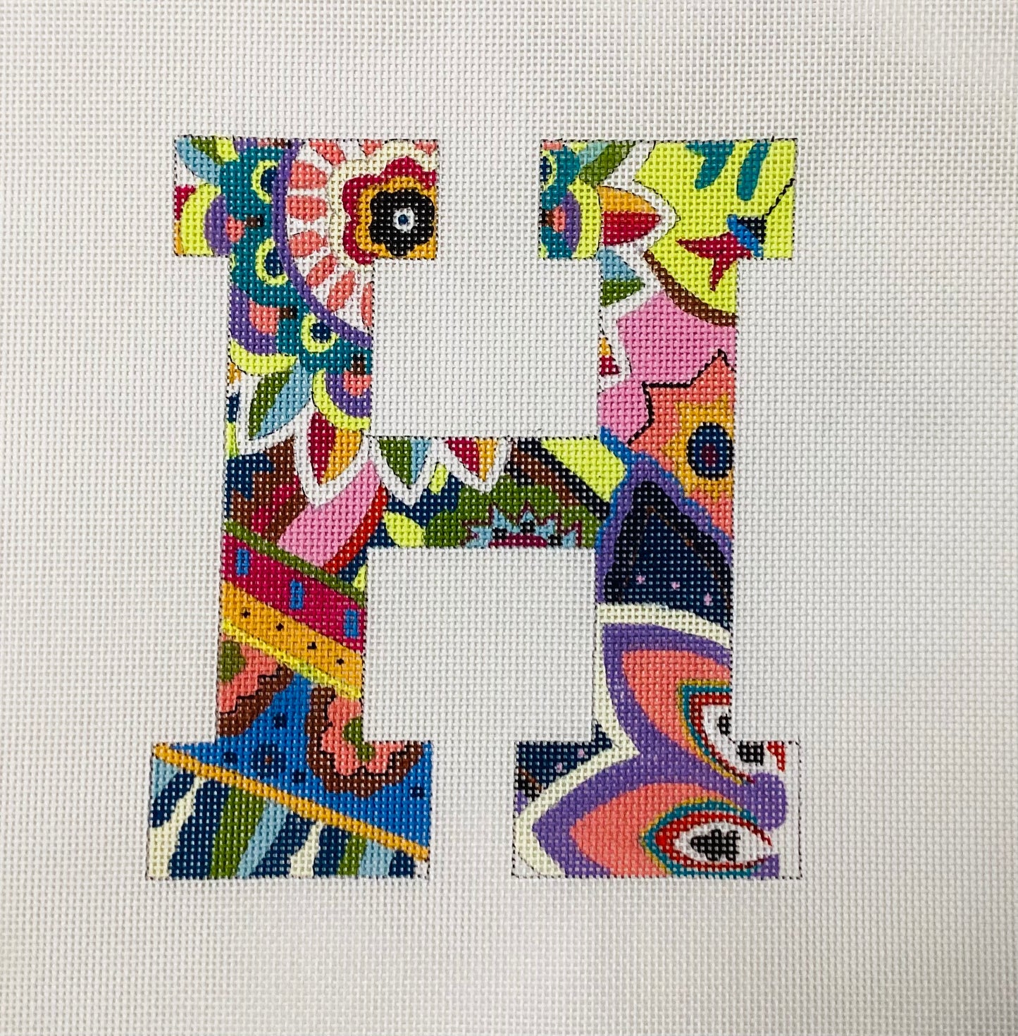 Colors of Praise 6" Letter - "H"
