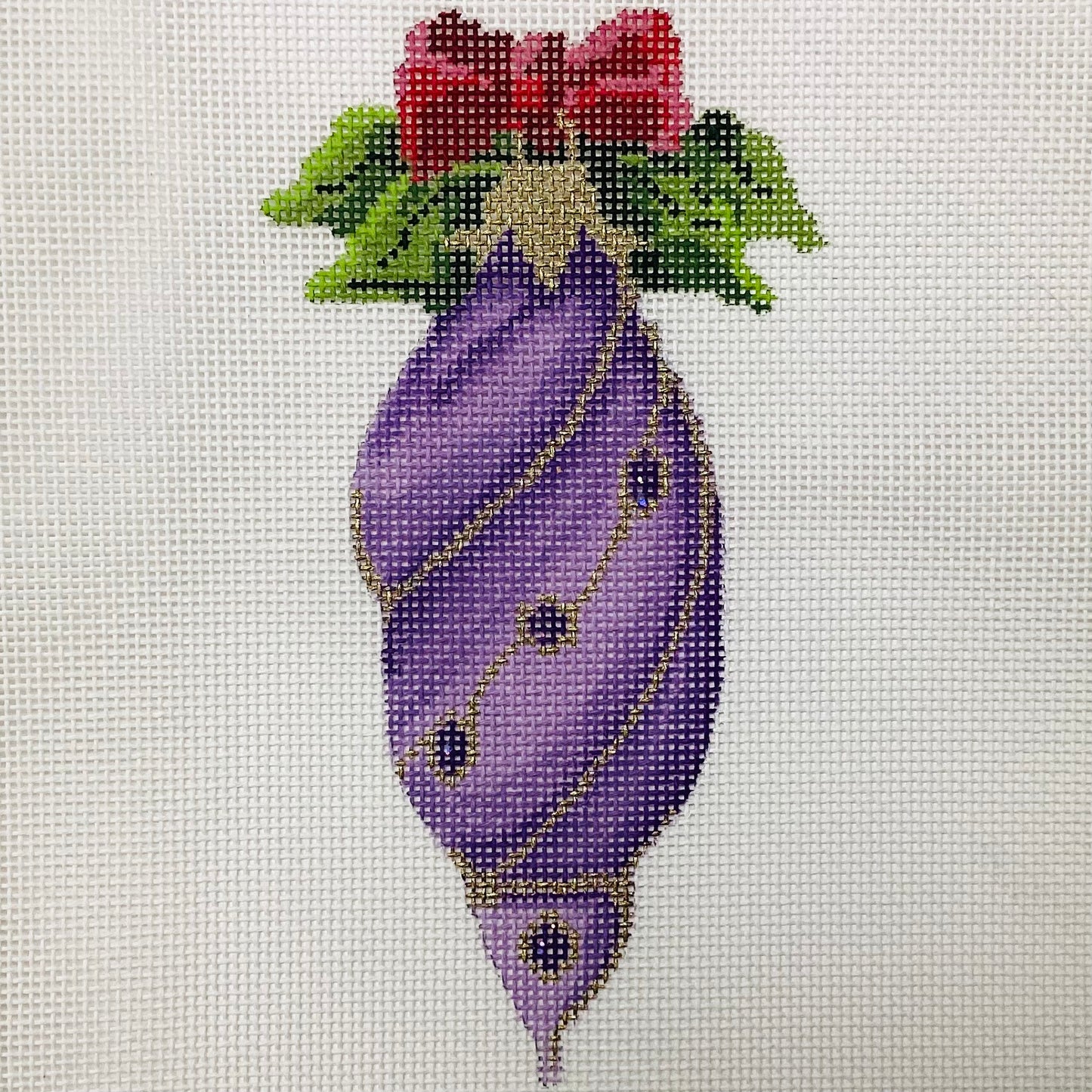 February Amethyst Ornament