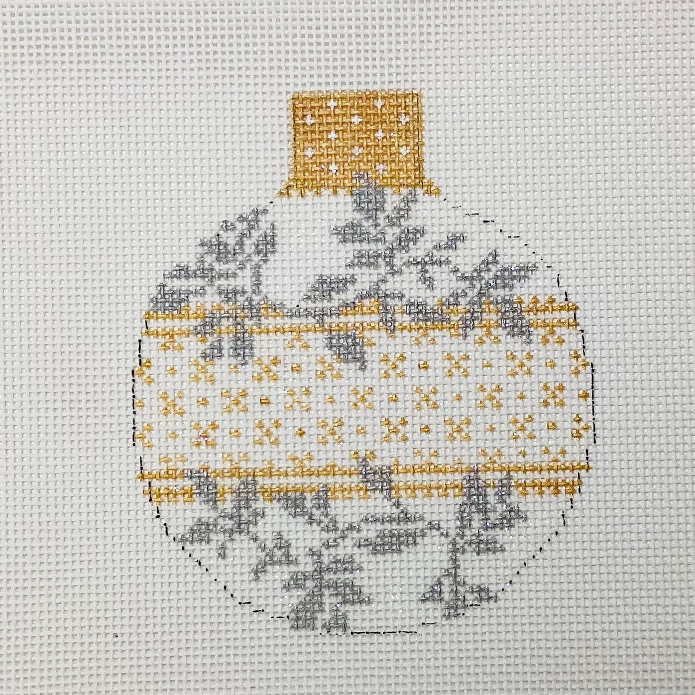 Silver and Gold Ornament