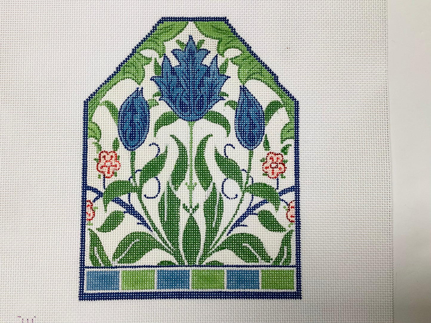 Wms Blue Tulip Book End/Door Stop