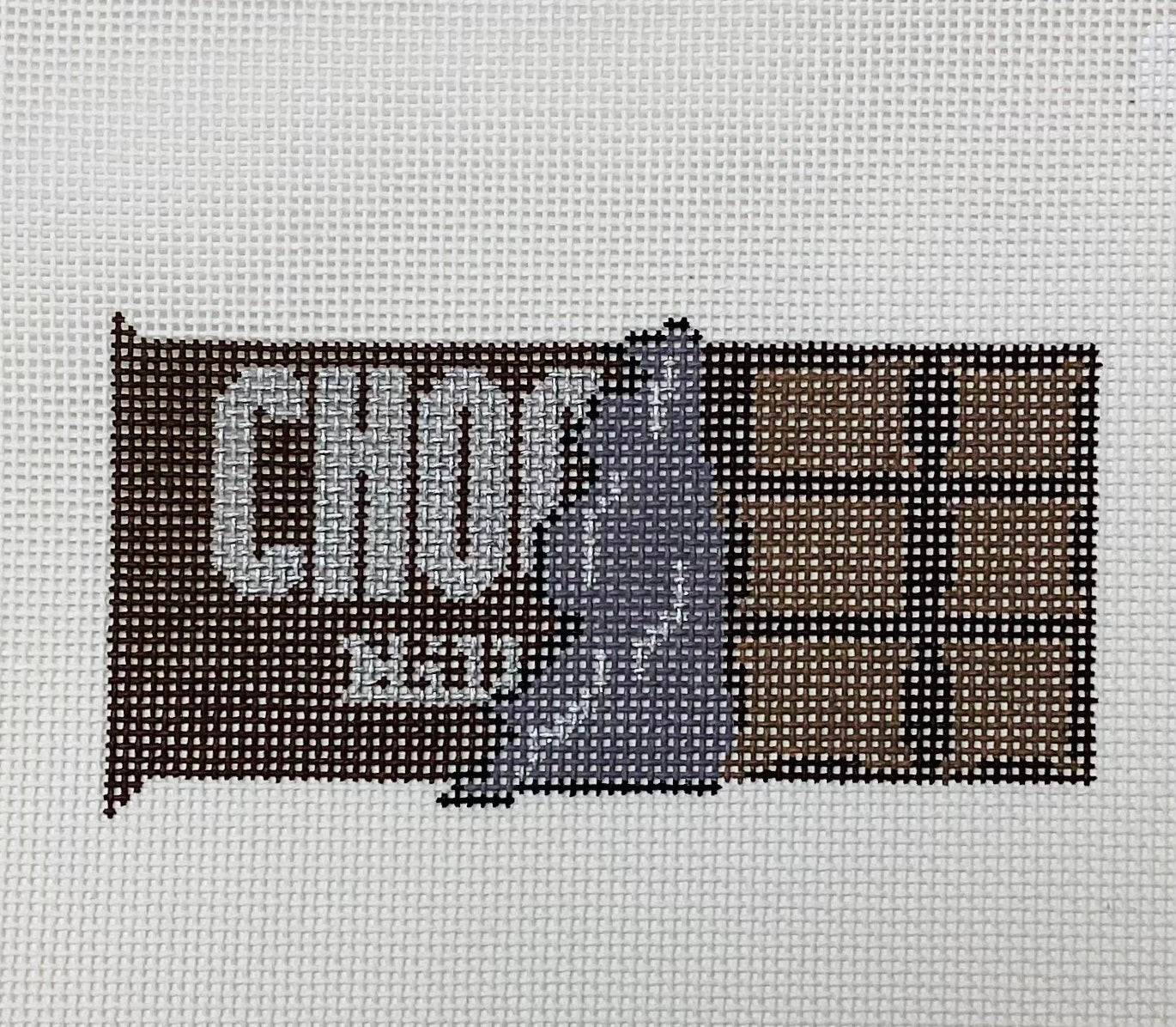 Chocolate Bar Needlepoint Canvas