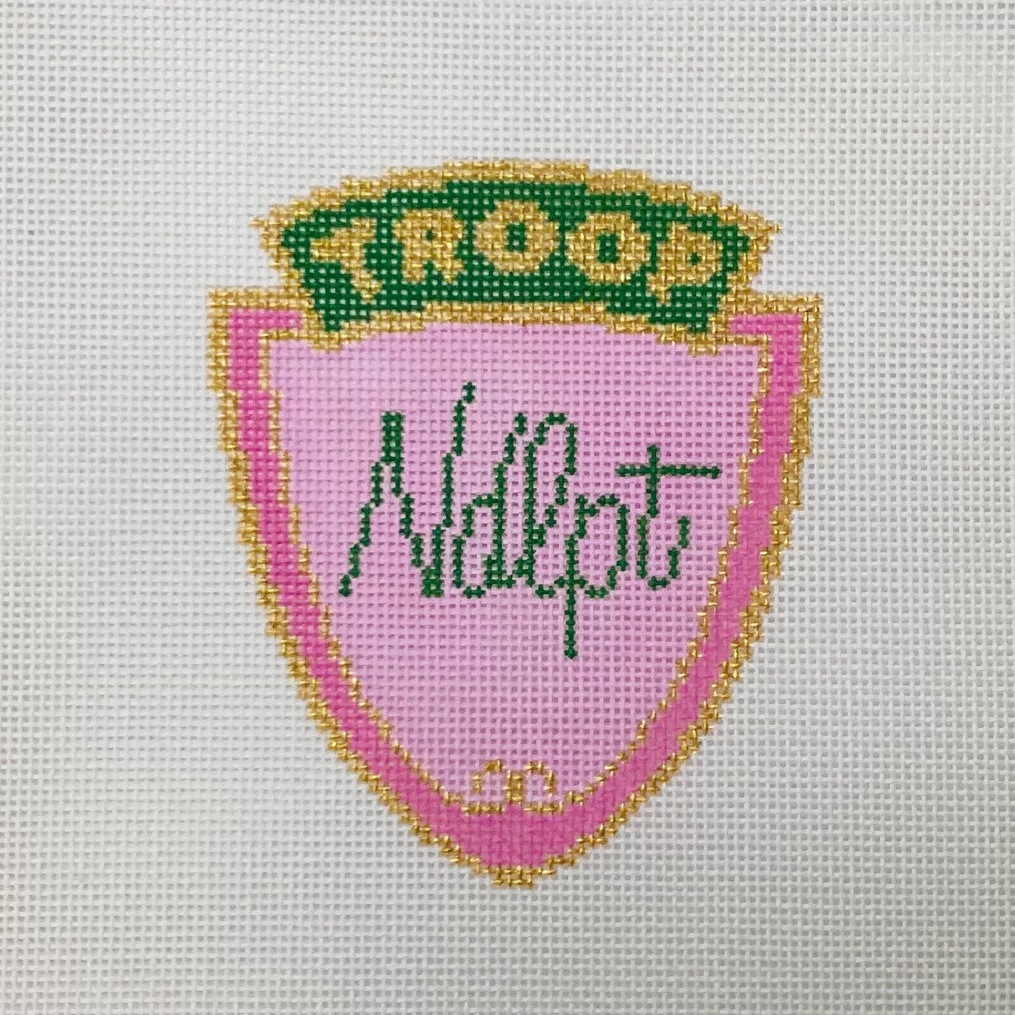 Troop Needlepoint Badge