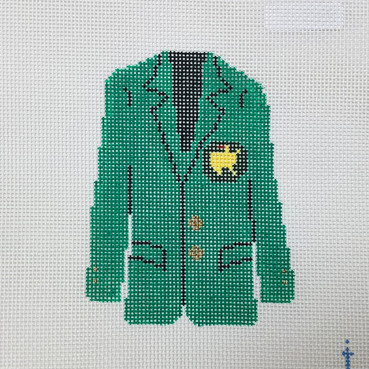 Green Jacket Needlepoint Ornament