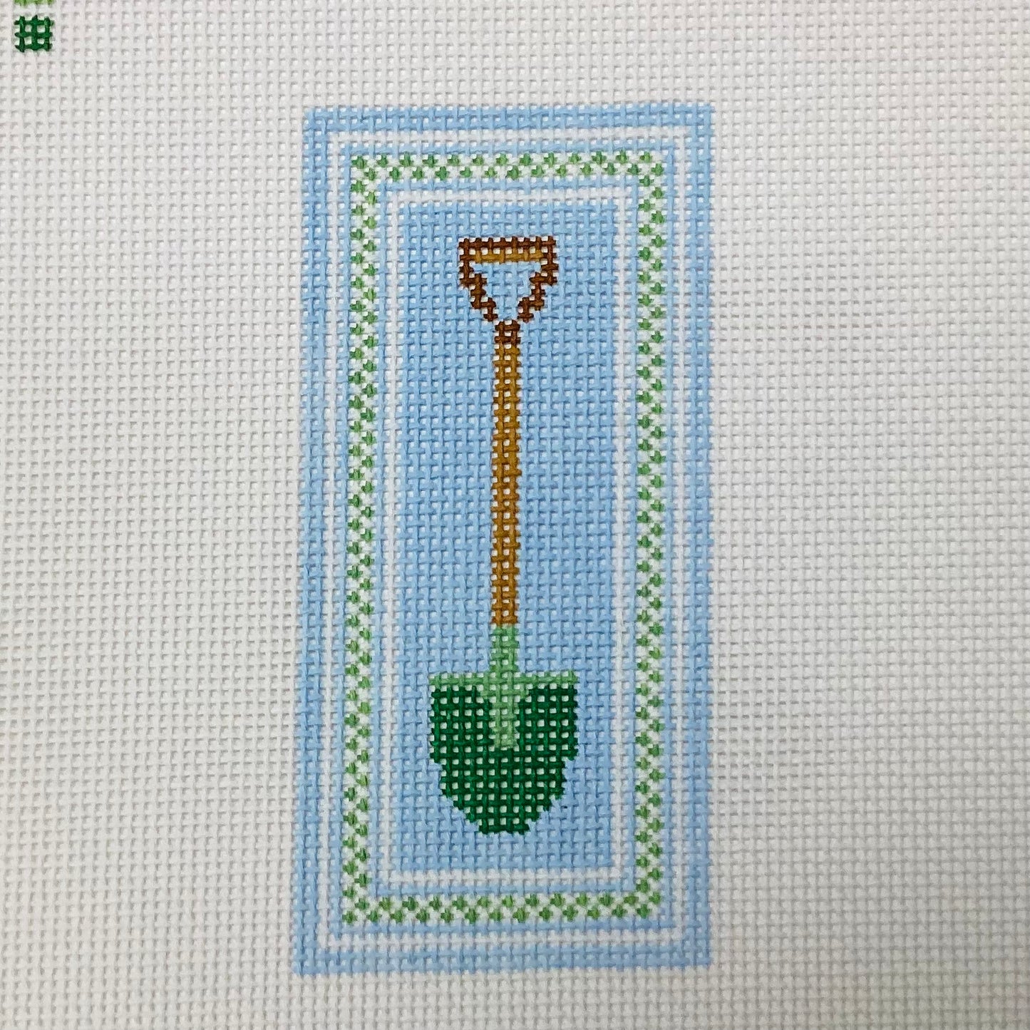 Garden Shovel Needlepoint Ornament
